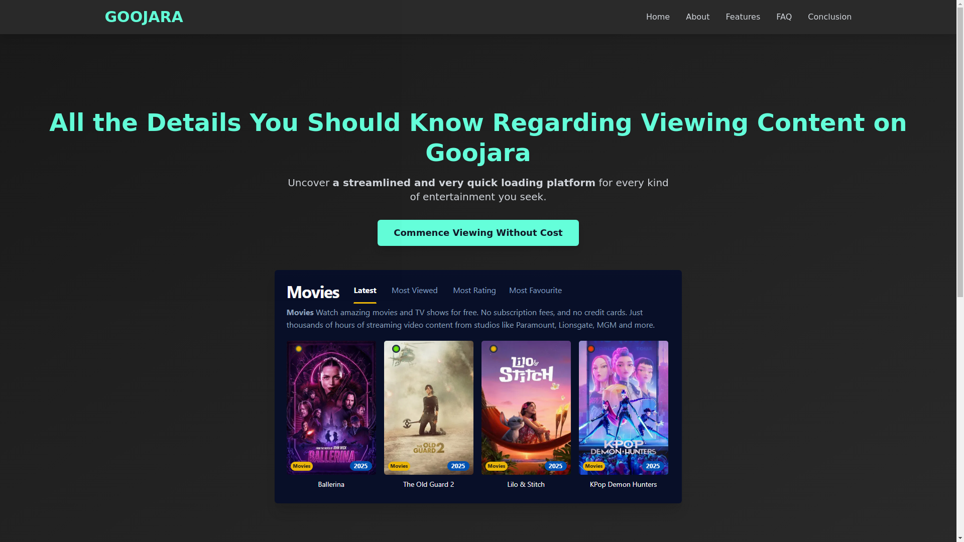 website screenshot of https://goojara-xgpj.pages.dev/