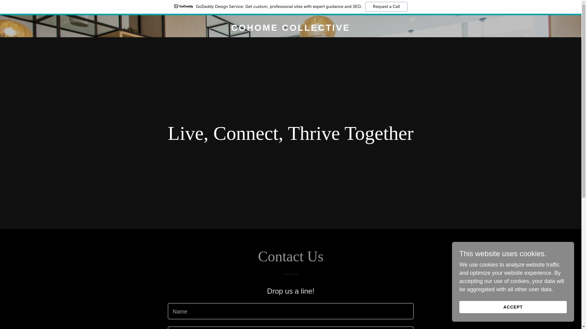 website screenshot of https://cohomecollective.com/
