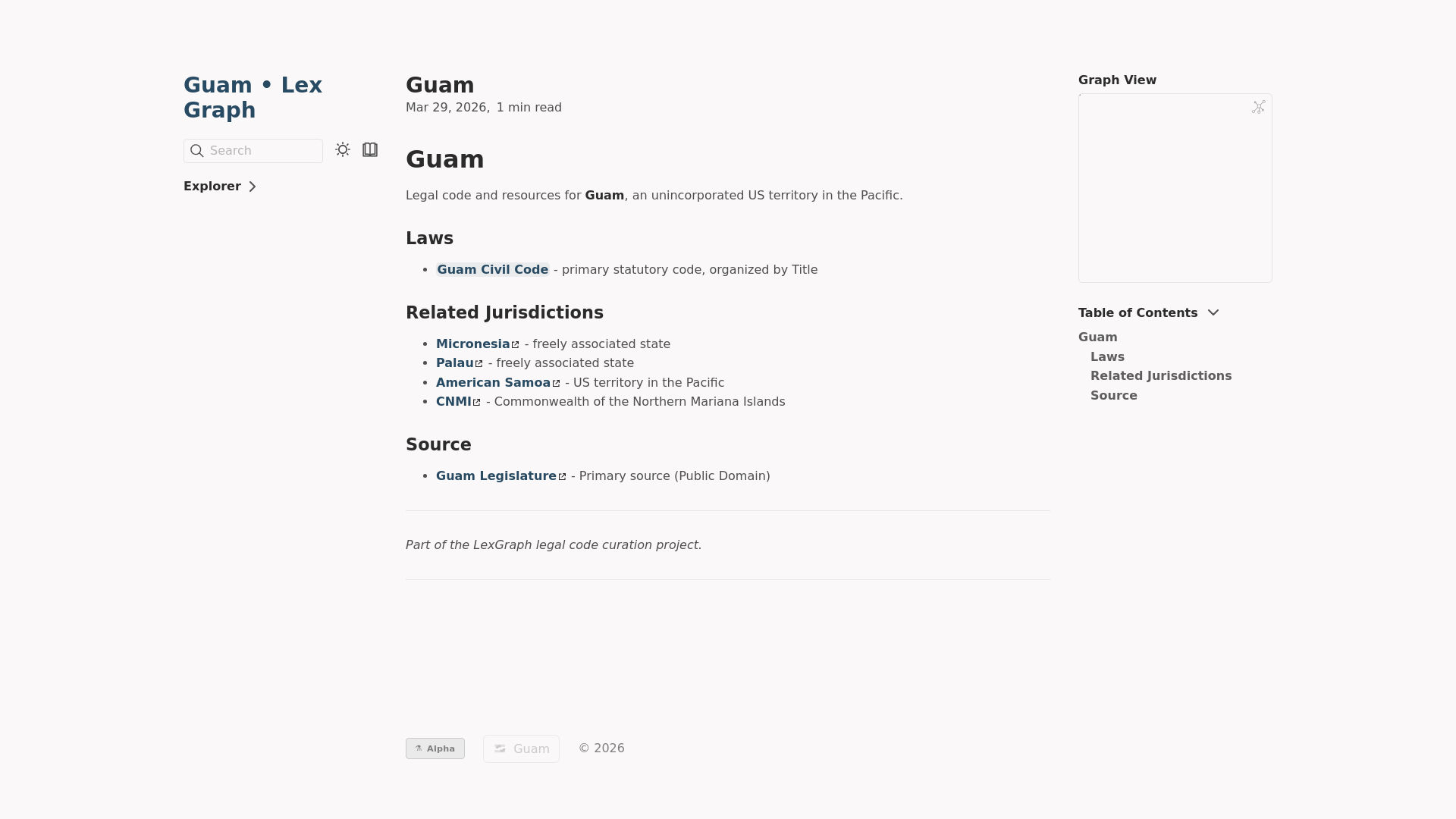 website screenshot of https://guamlexgraph.pages.dev/