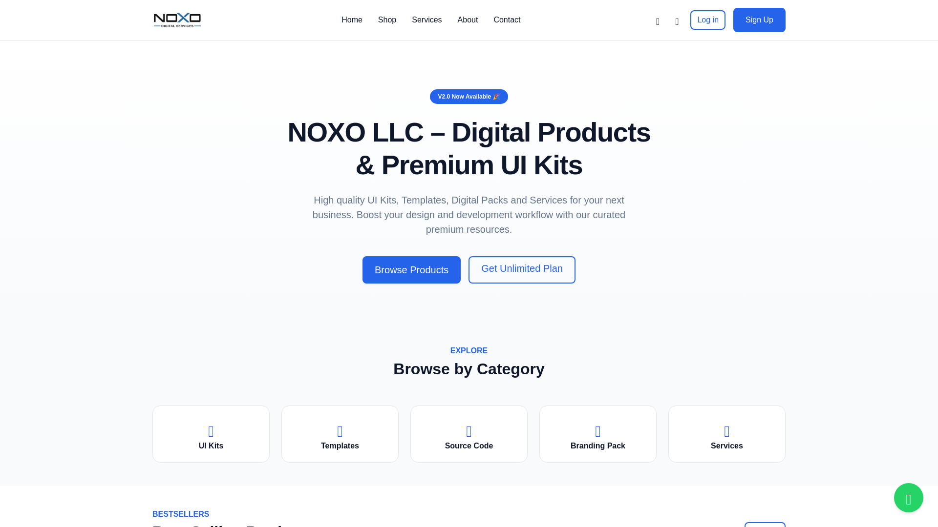 website screenshot of https://noxodegital.com/