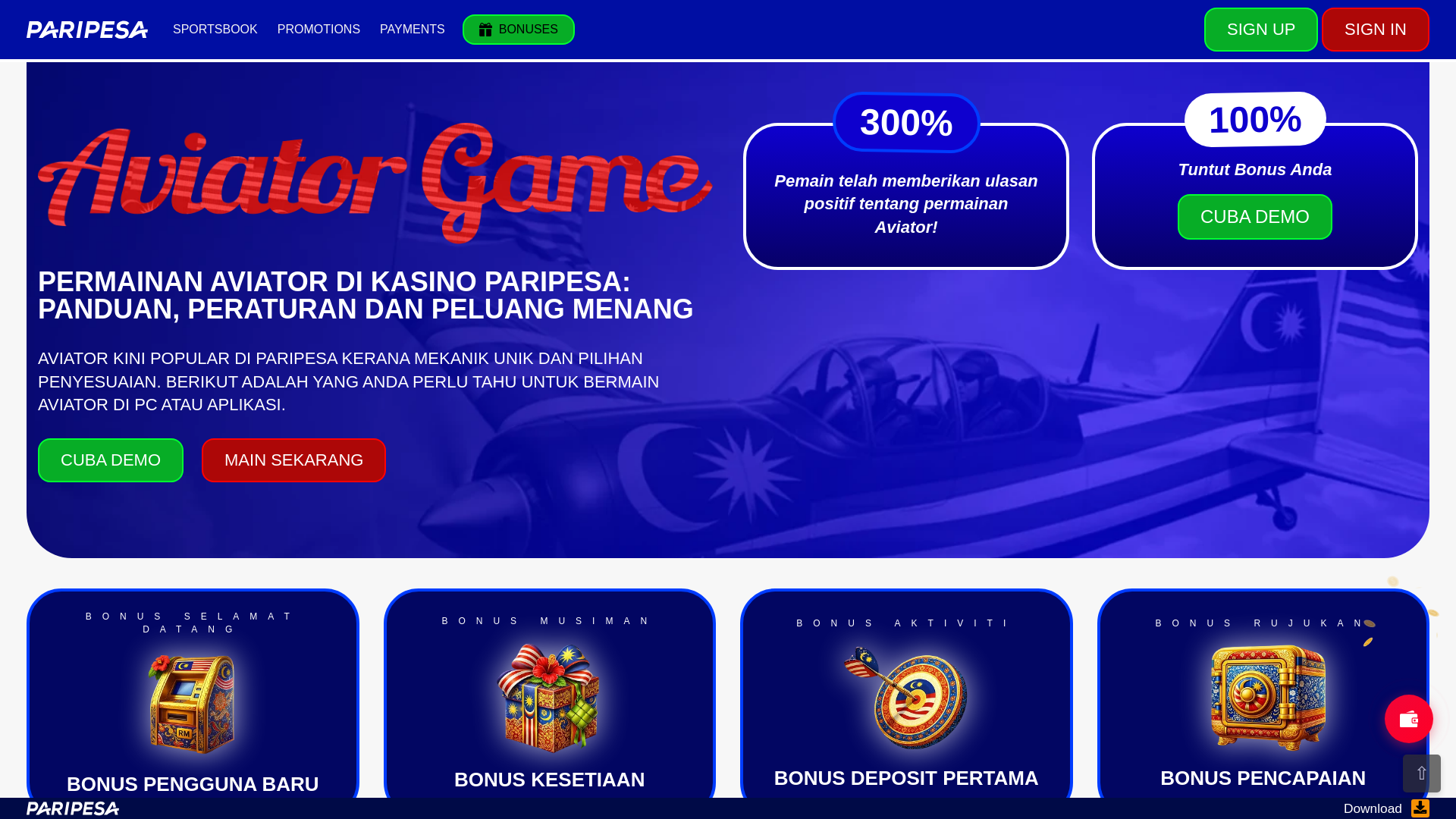 website screenshot of https://aviator-malaysia.asia/