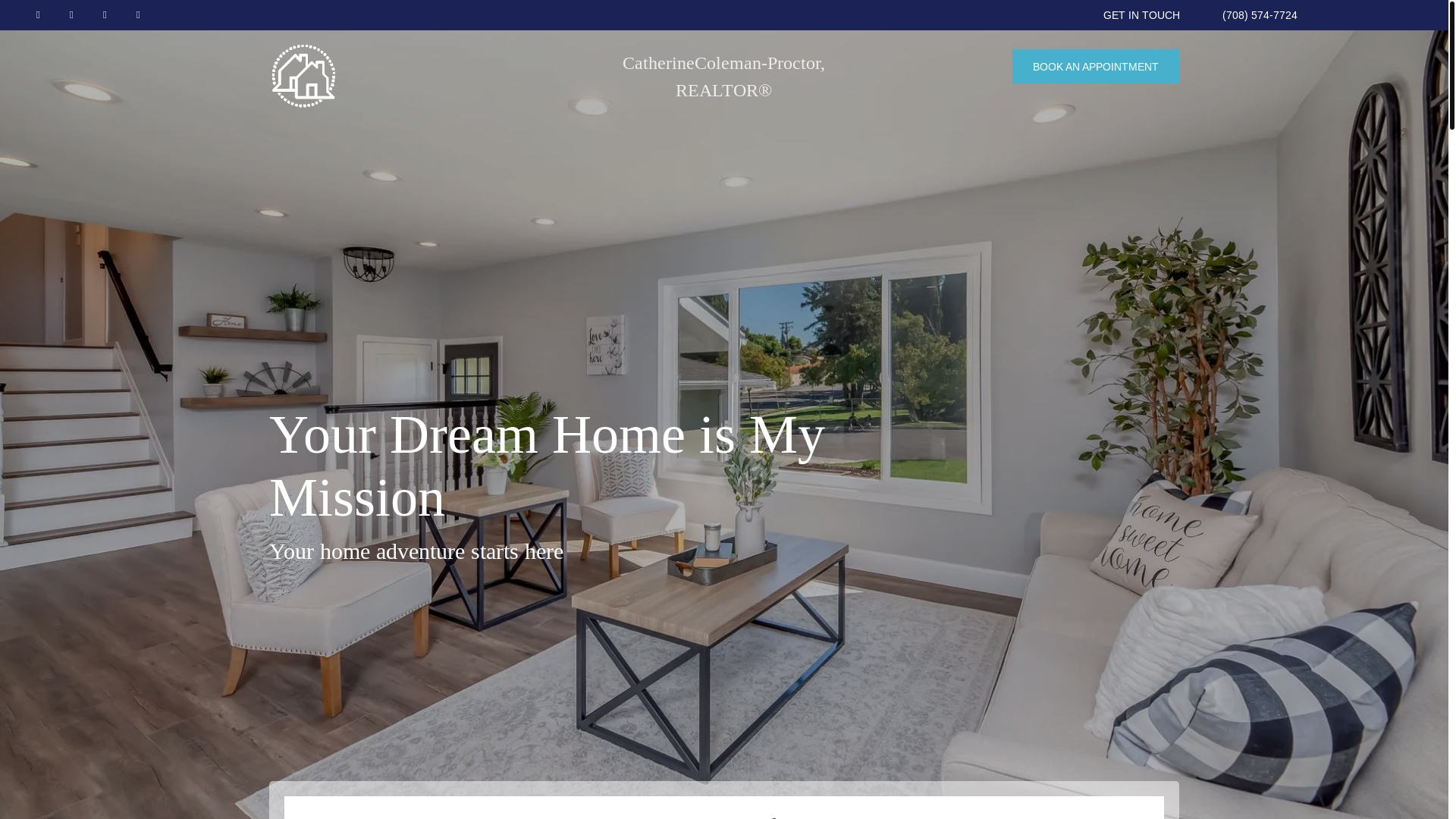 website screenshot of https://catherinecolemanproctor.realtor/