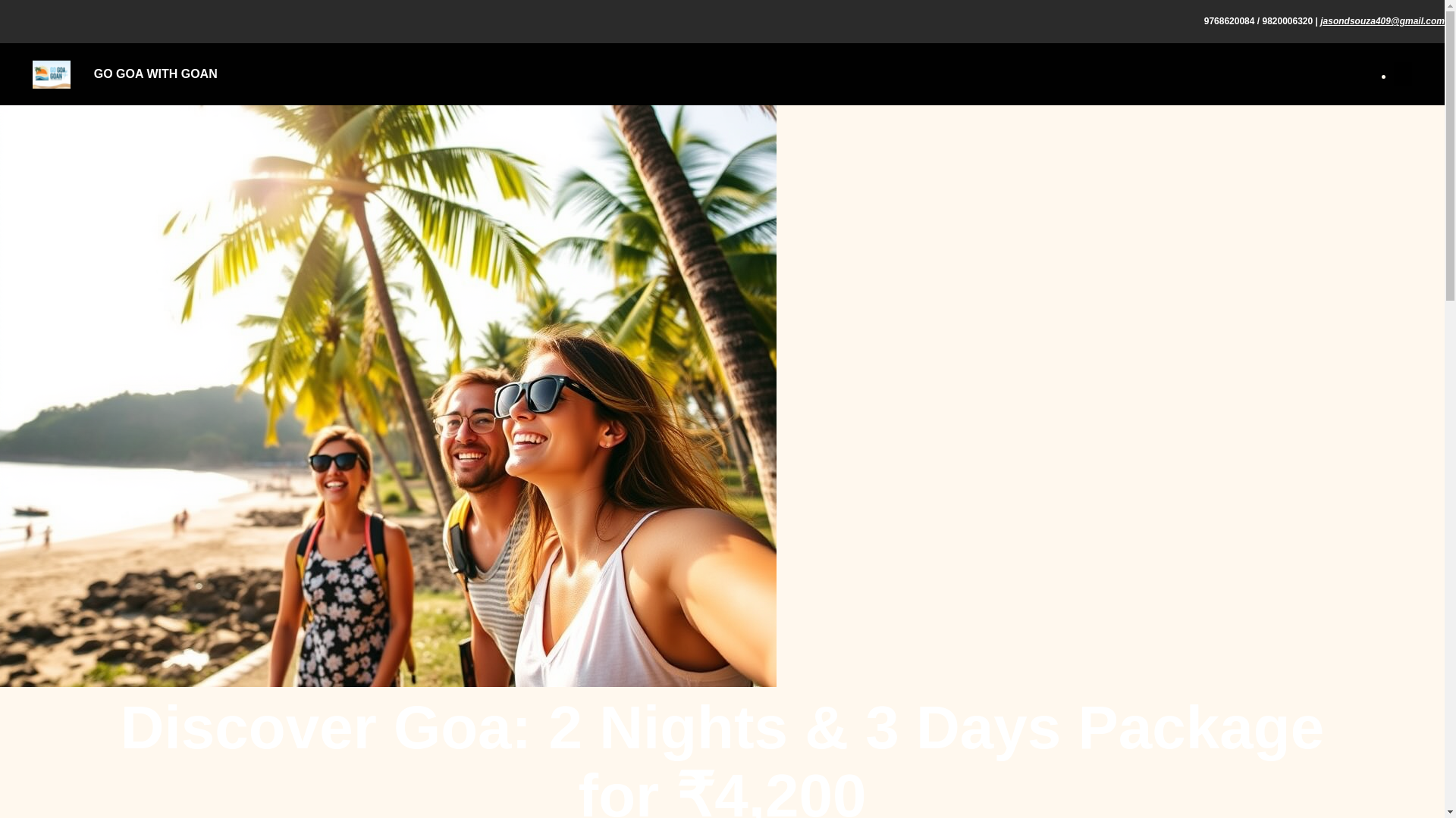 website screenshot of https://gogoawithgoan.in/