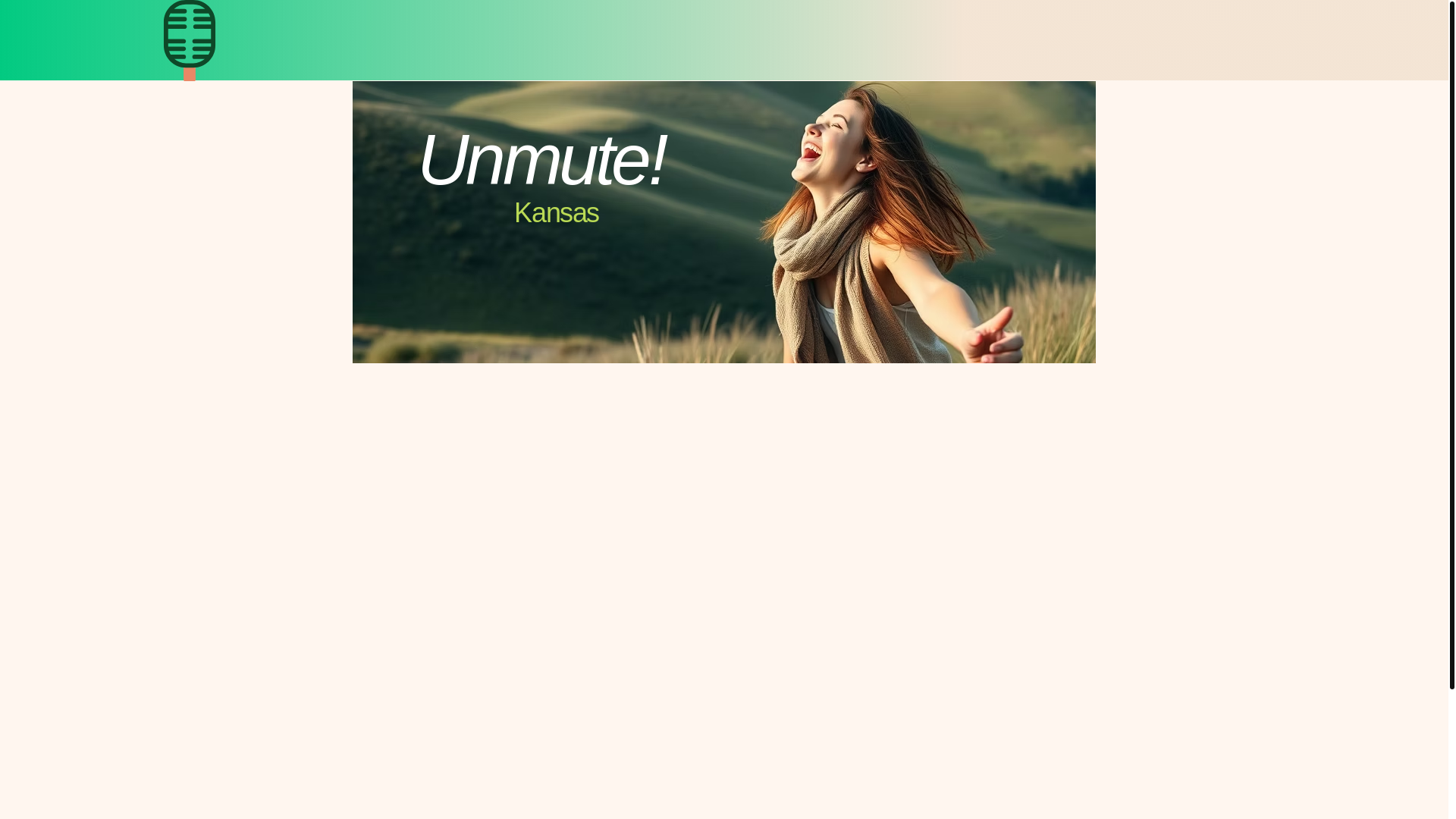 website screenshot of https://unmuteks.com/