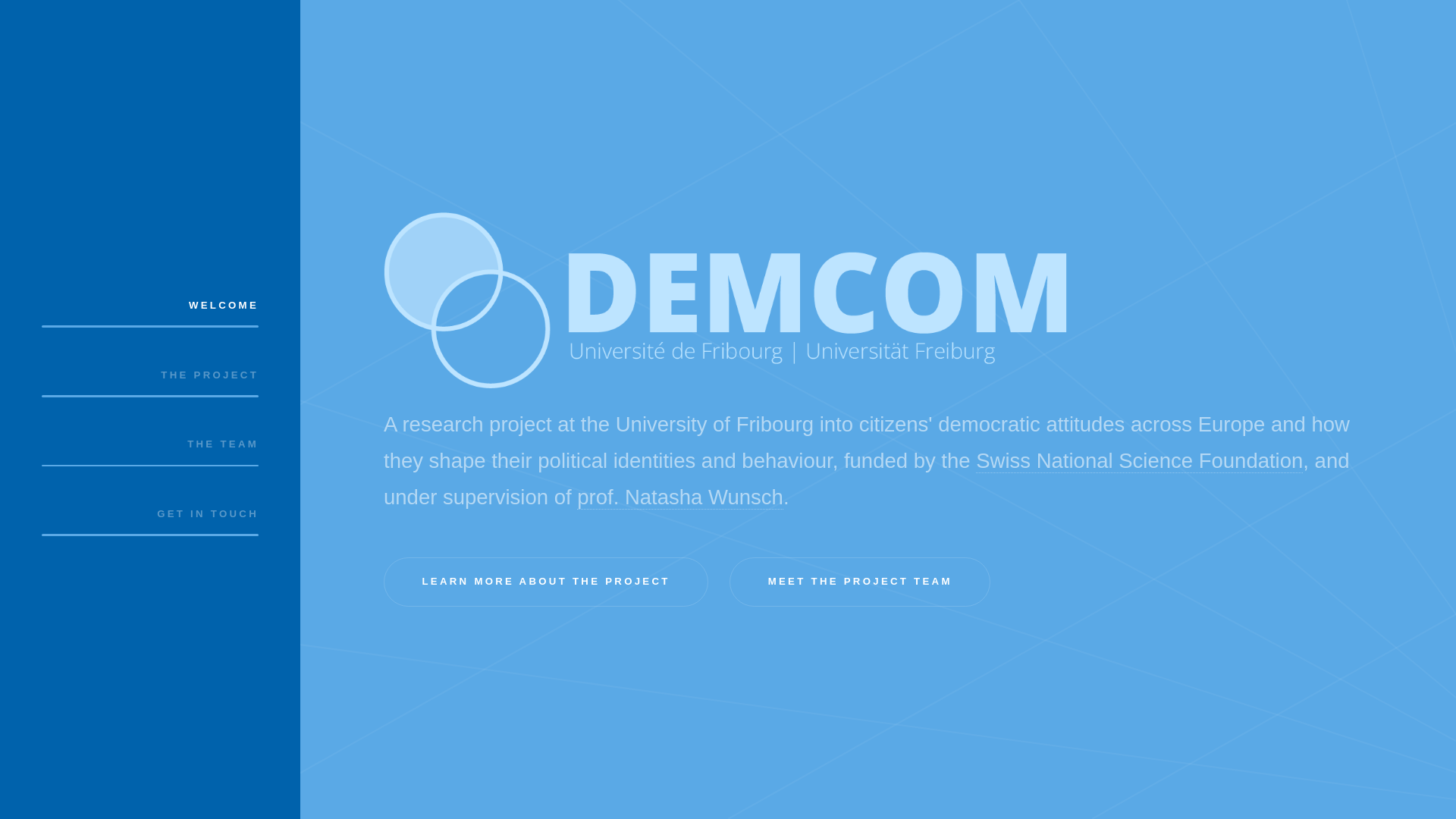 website screenshot of https://democratic-commitment.eu/