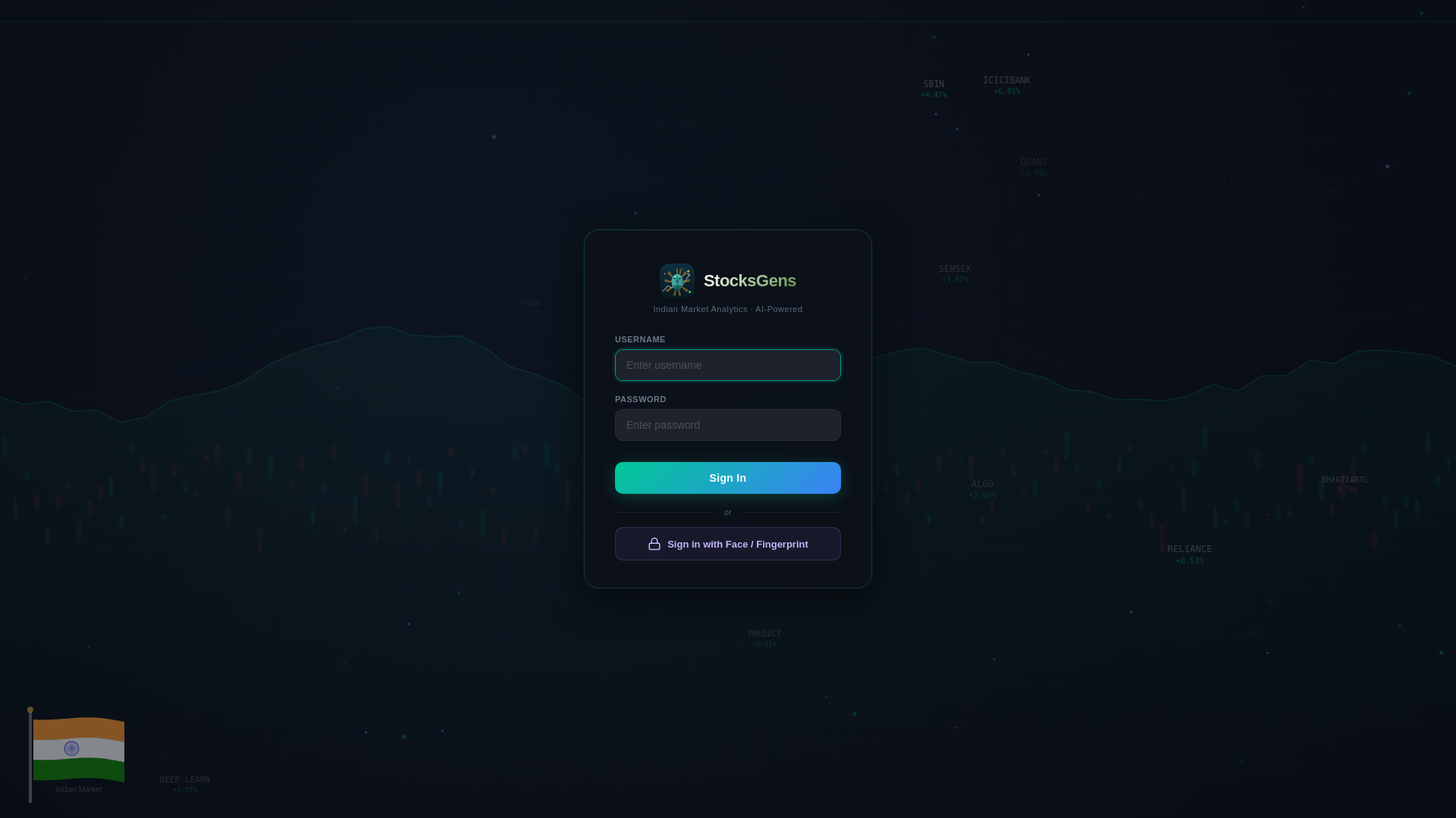 website screenshot of https://stocksgems.online/