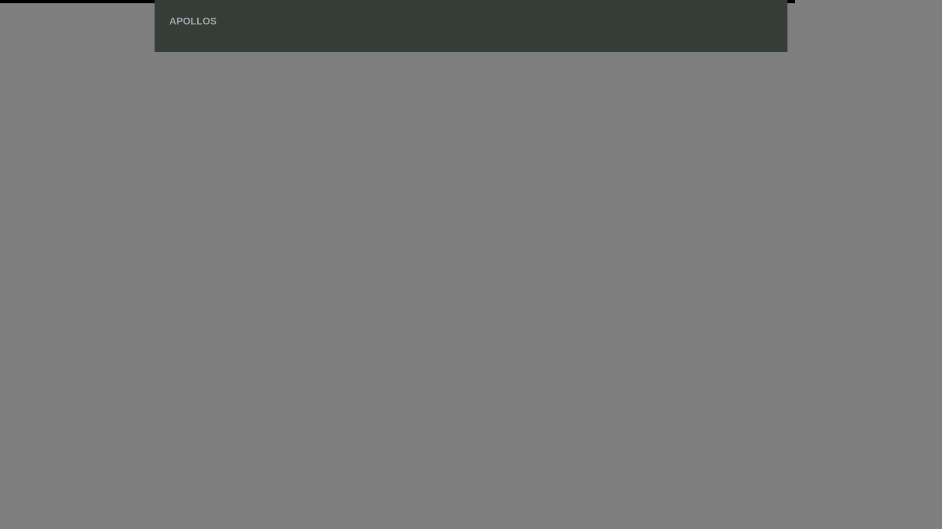 website screenshot of https://apollostrinity.io/