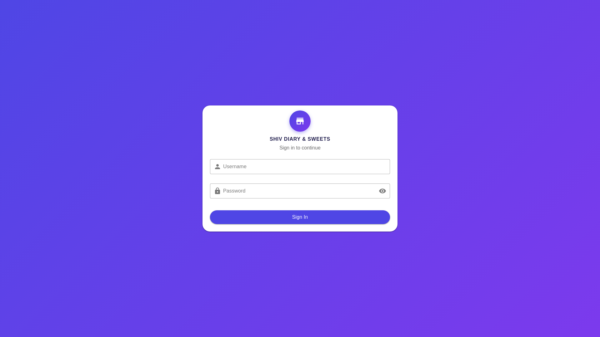 website screenshot of https://shivdiaryandsweets.in/