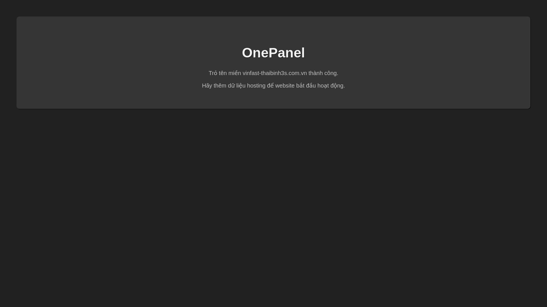 website screenshot of https://vinfast-thaibinh3s.com.vn/