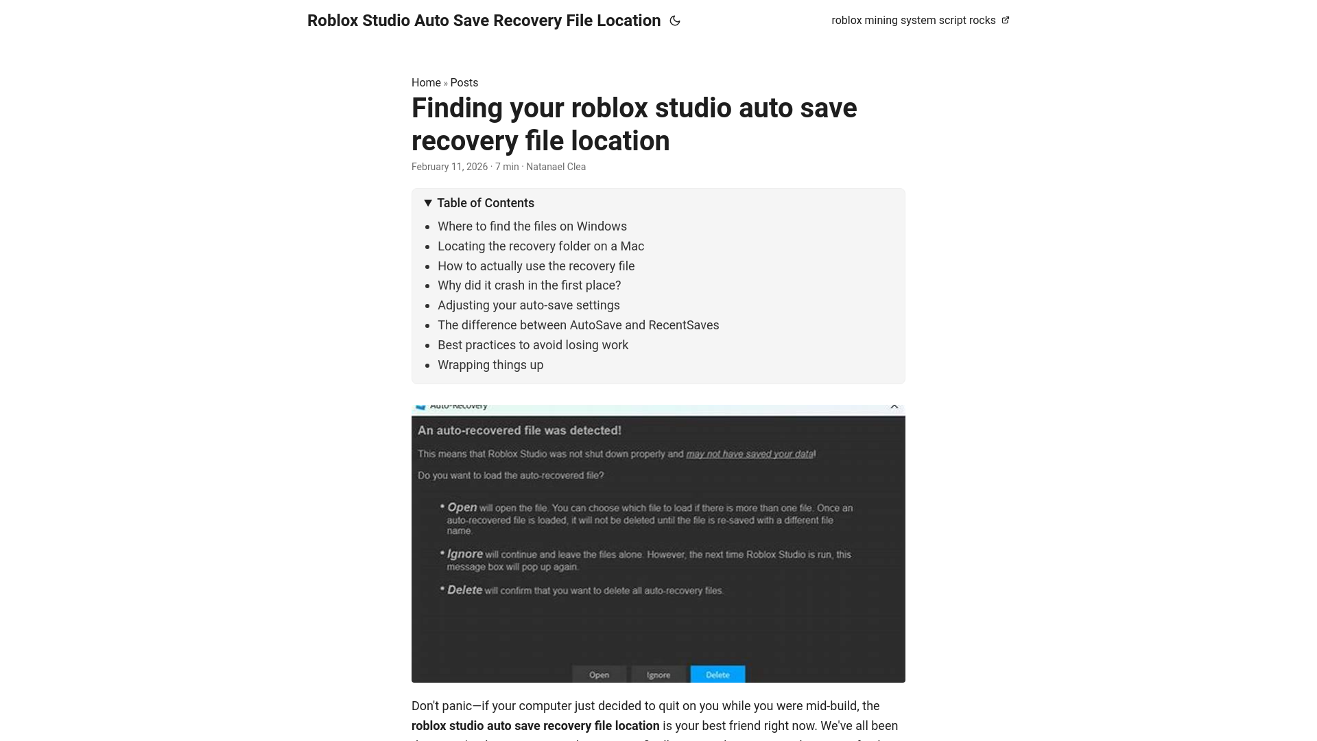 website screenshot of https://roblox-studio-auto-save-recovery-file-location.pages.dev/