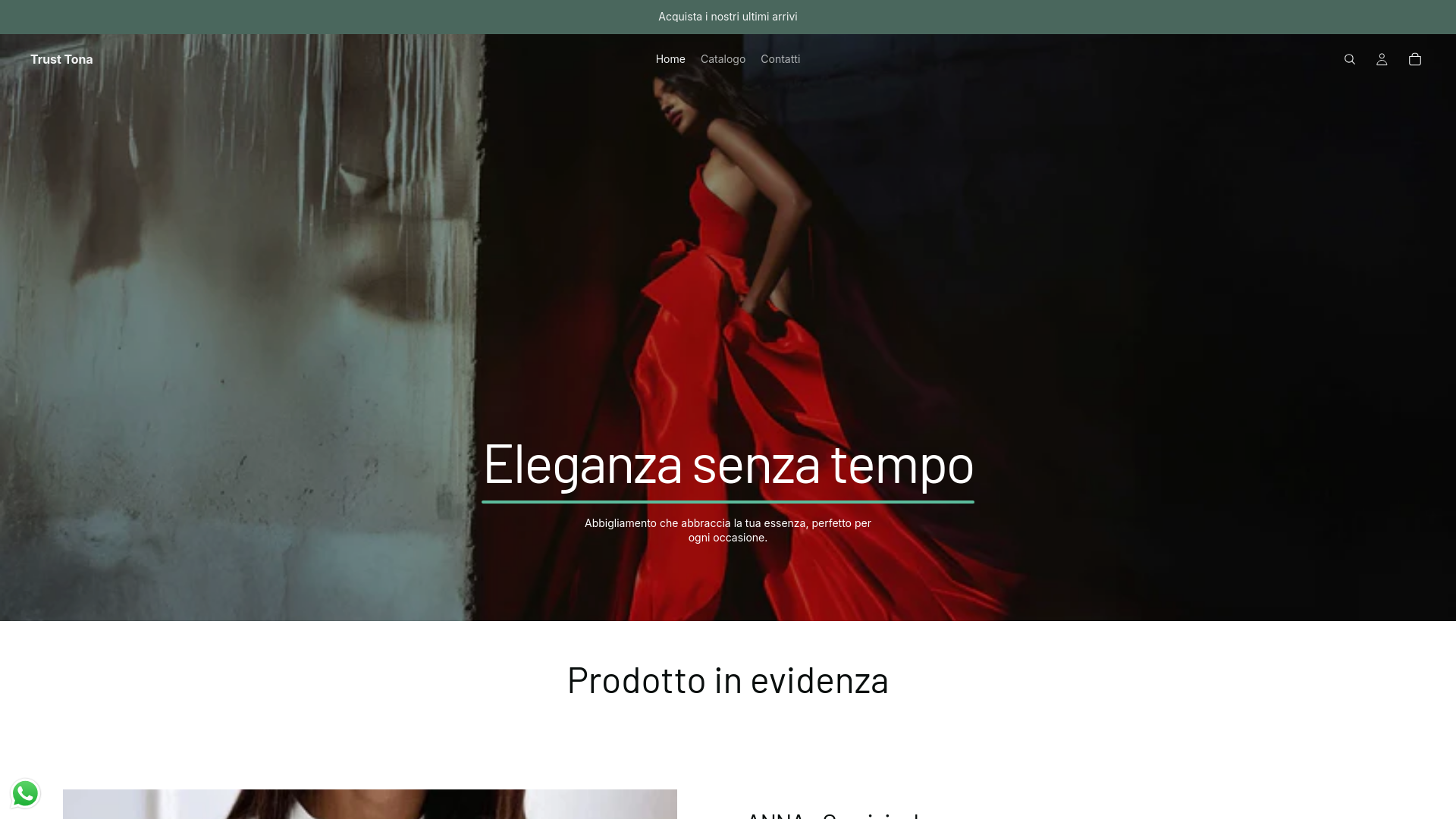 website screenshot of https://trusttona.com/