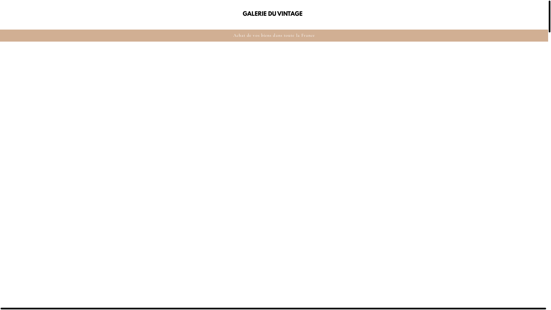 website screenshot of https://galerieduvintage.com/