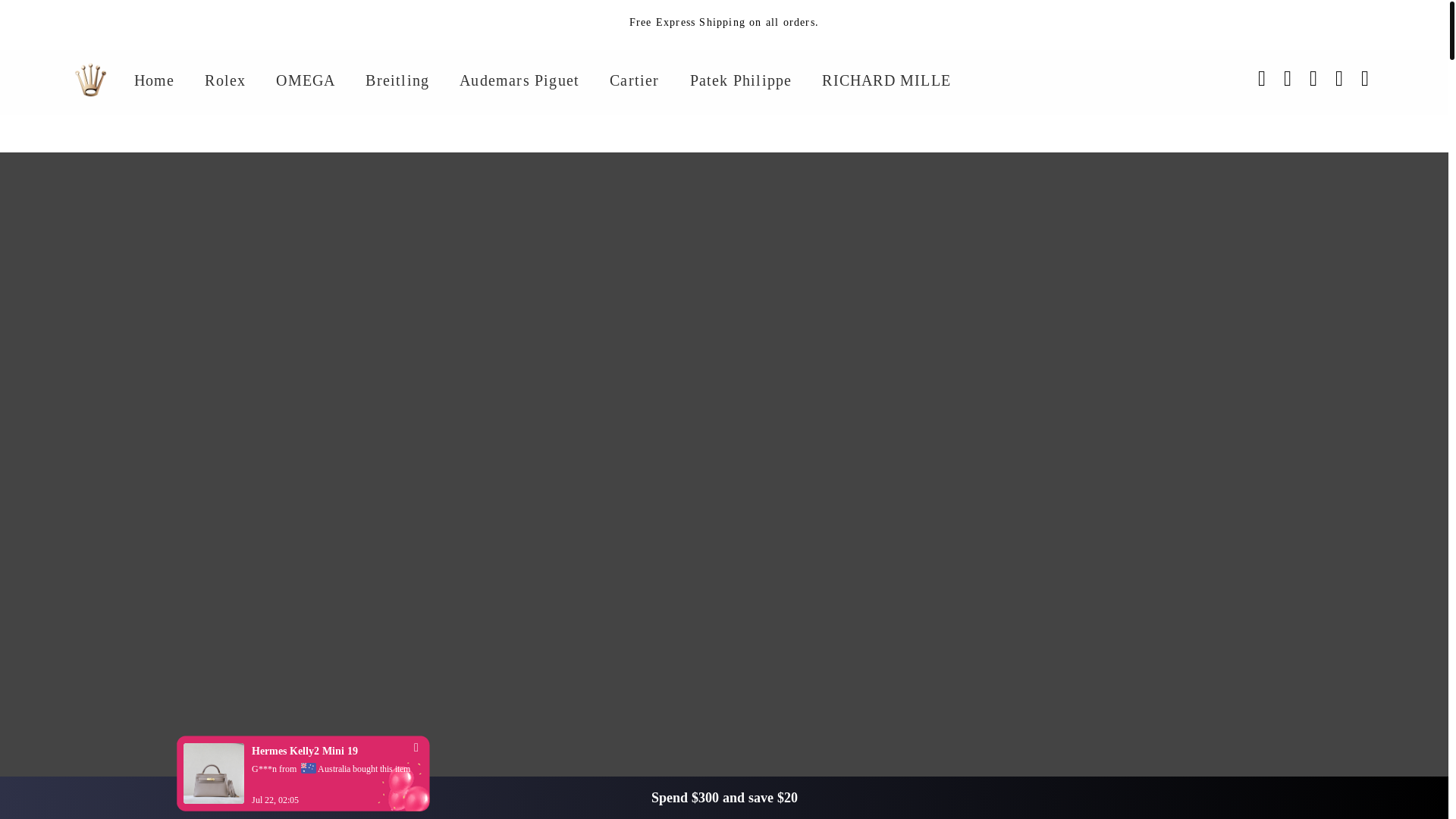 website screenshot of https://horizonluxurywatches.com/