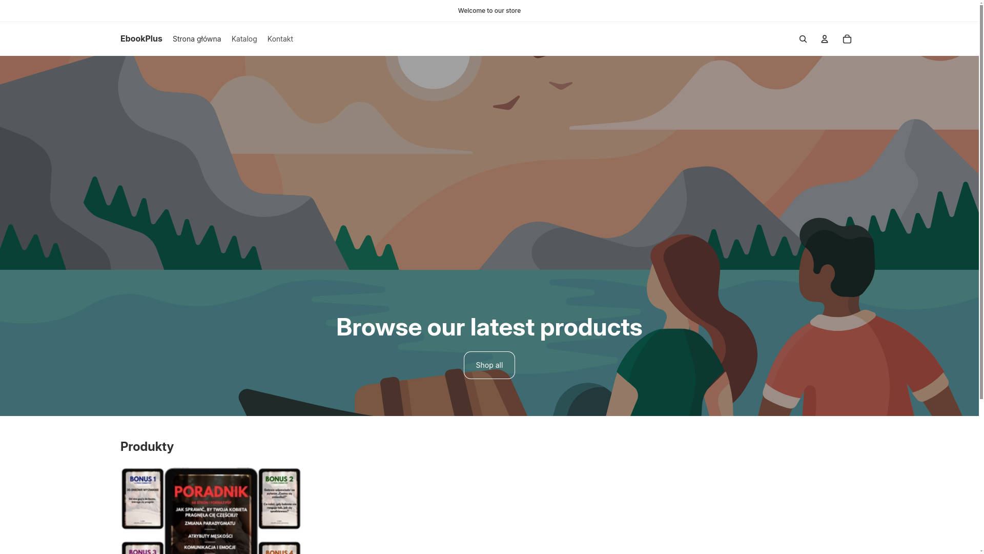 website screenshot of https://ebookplus.pl/