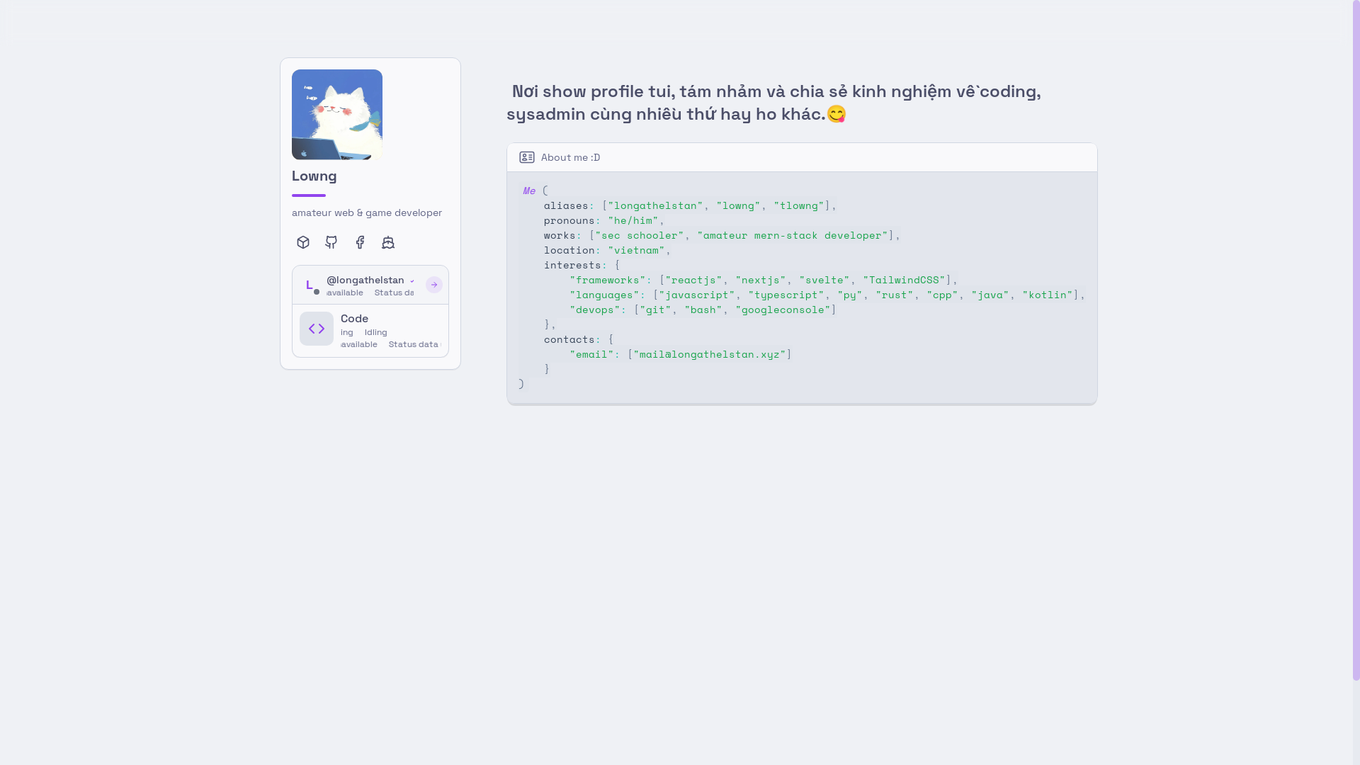 website screenshot of https://longathelstan-xyz.pages.dev/