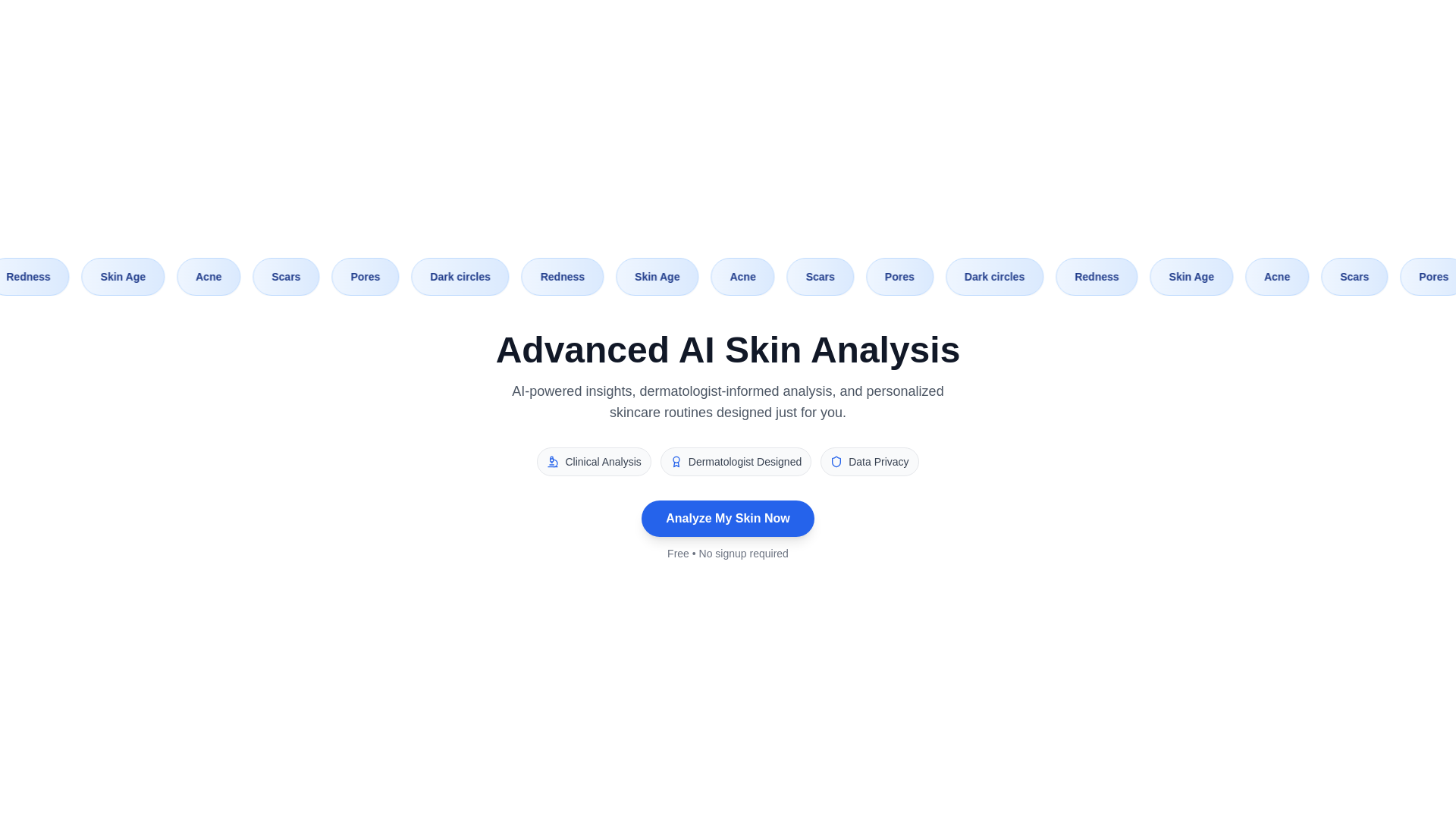website screenshot of https://skinderm.app/
