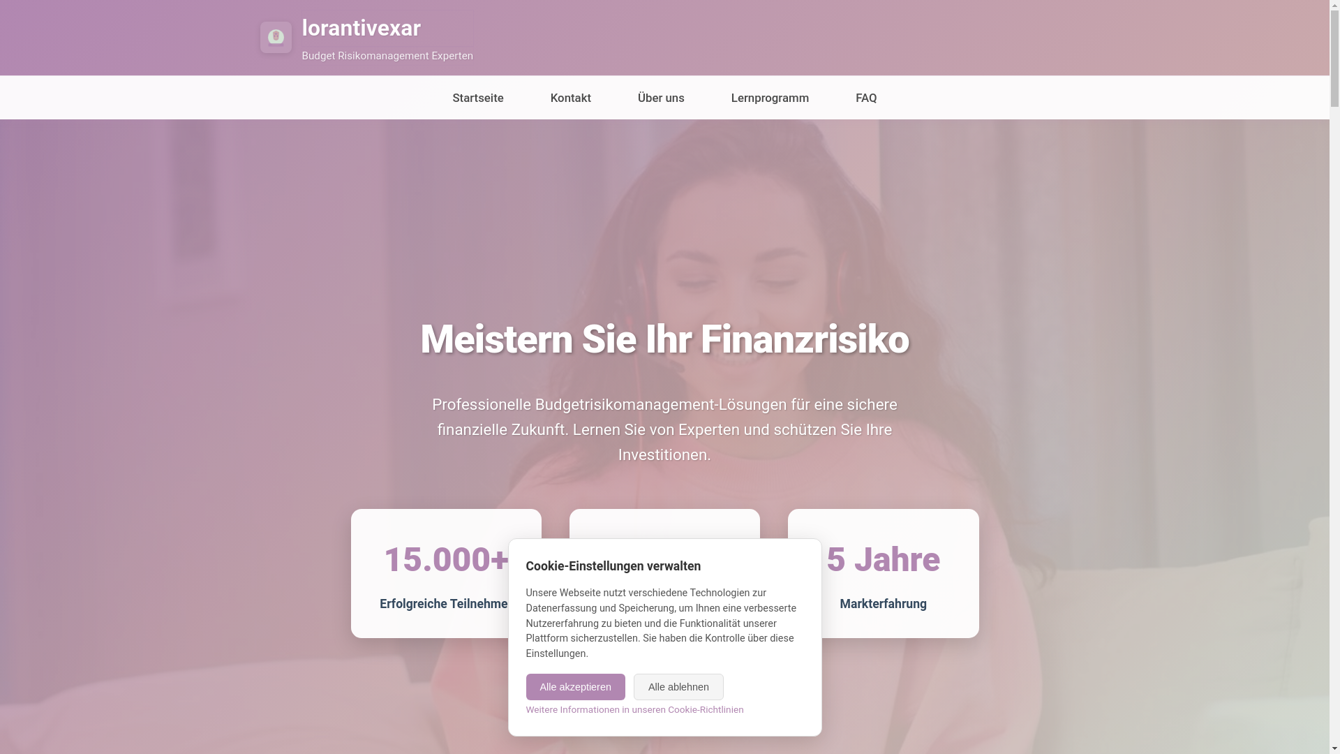 website screenshot of https://lorantivexar.com/