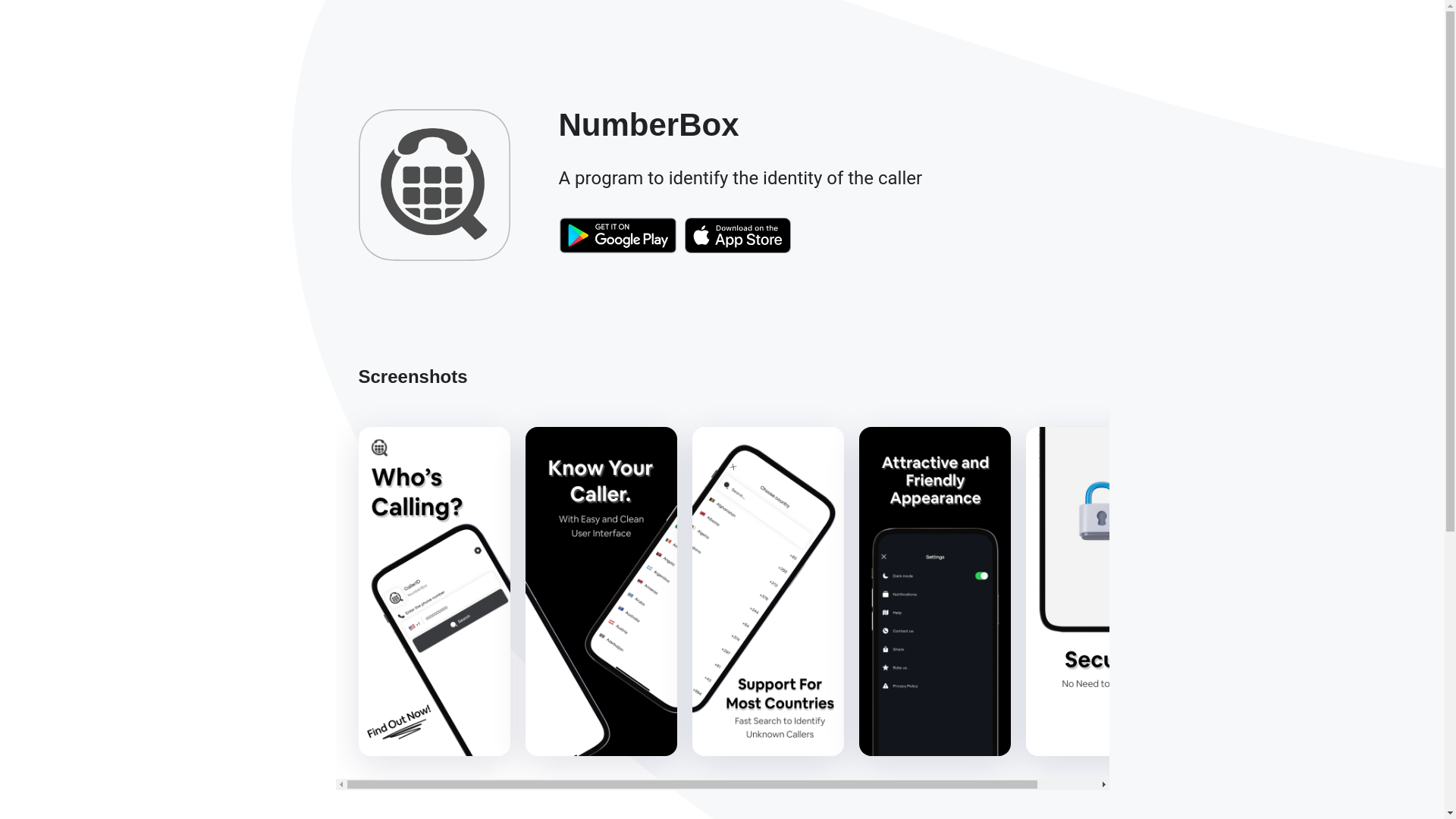 website screenshot of https://numberbox-landing.pages.dev/