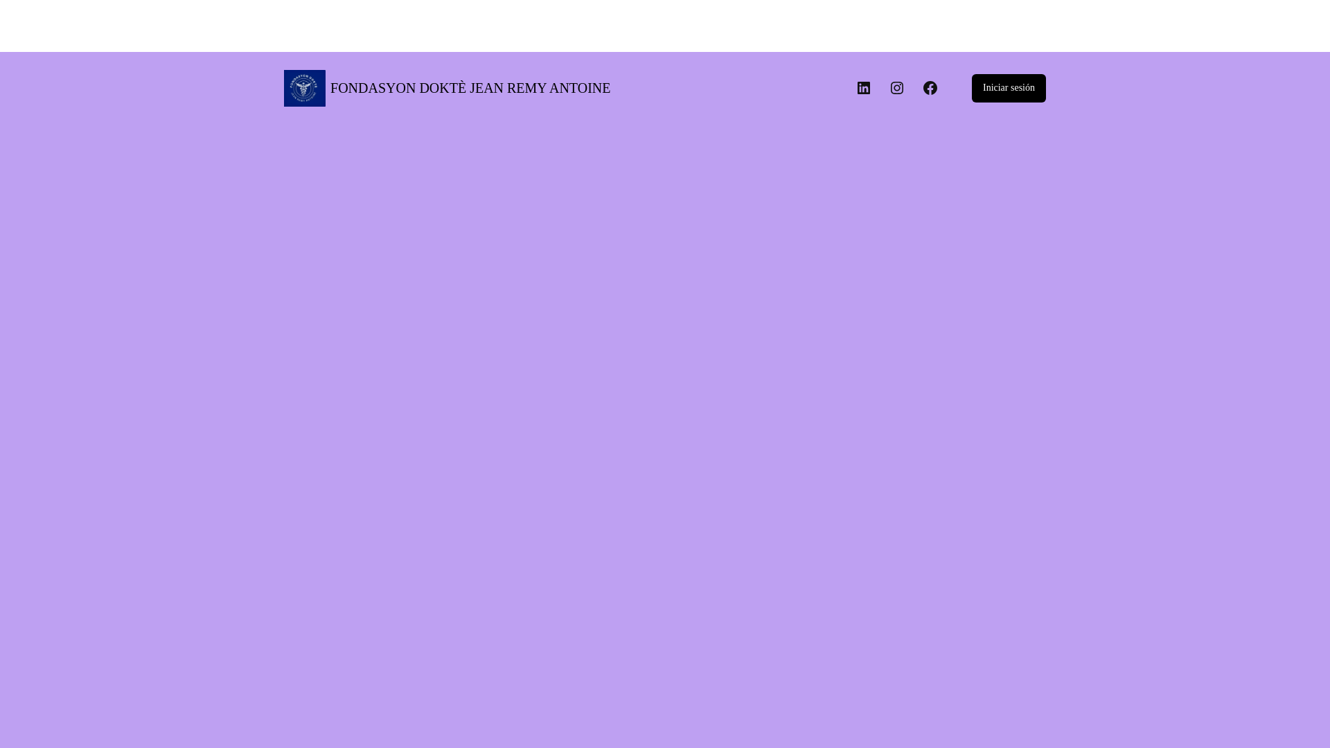 website screenshot of https://fondasyondoktejanremiantwan.org/
