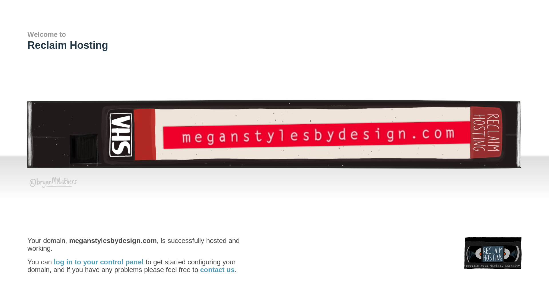website screenshot of https://meganstylesbydesign.com/