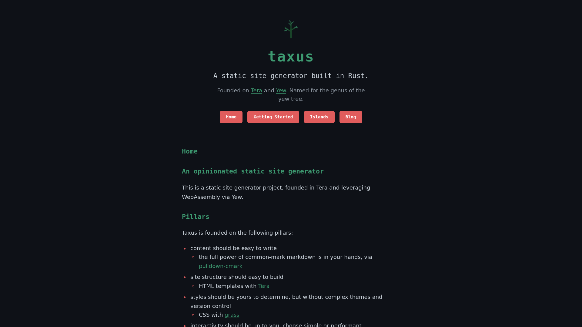 website screenshot of https://get-taxus-org.pages.dev/