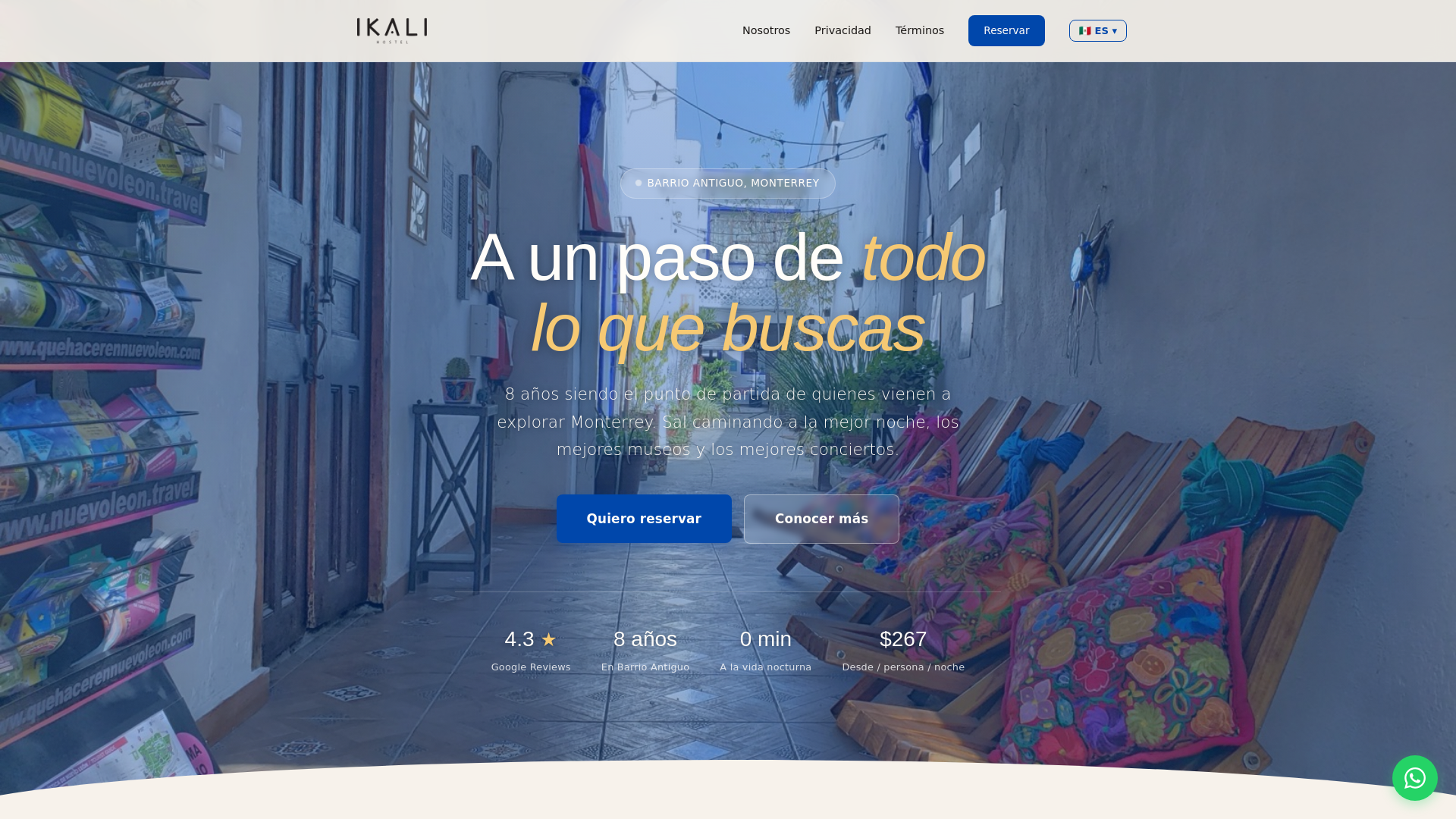 website screenshot of https://ikali-landing.pages.dev/