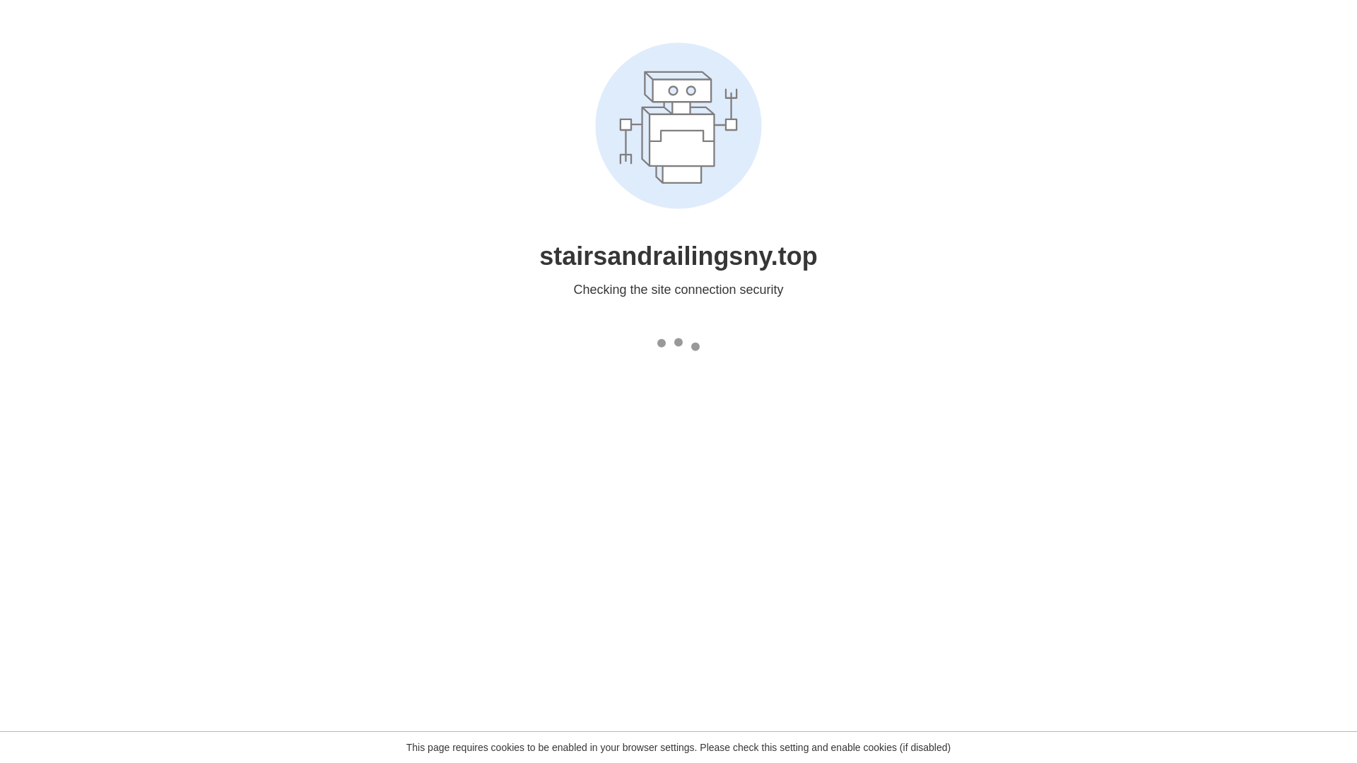 website screenshot of https://stairsandrailingsny.top