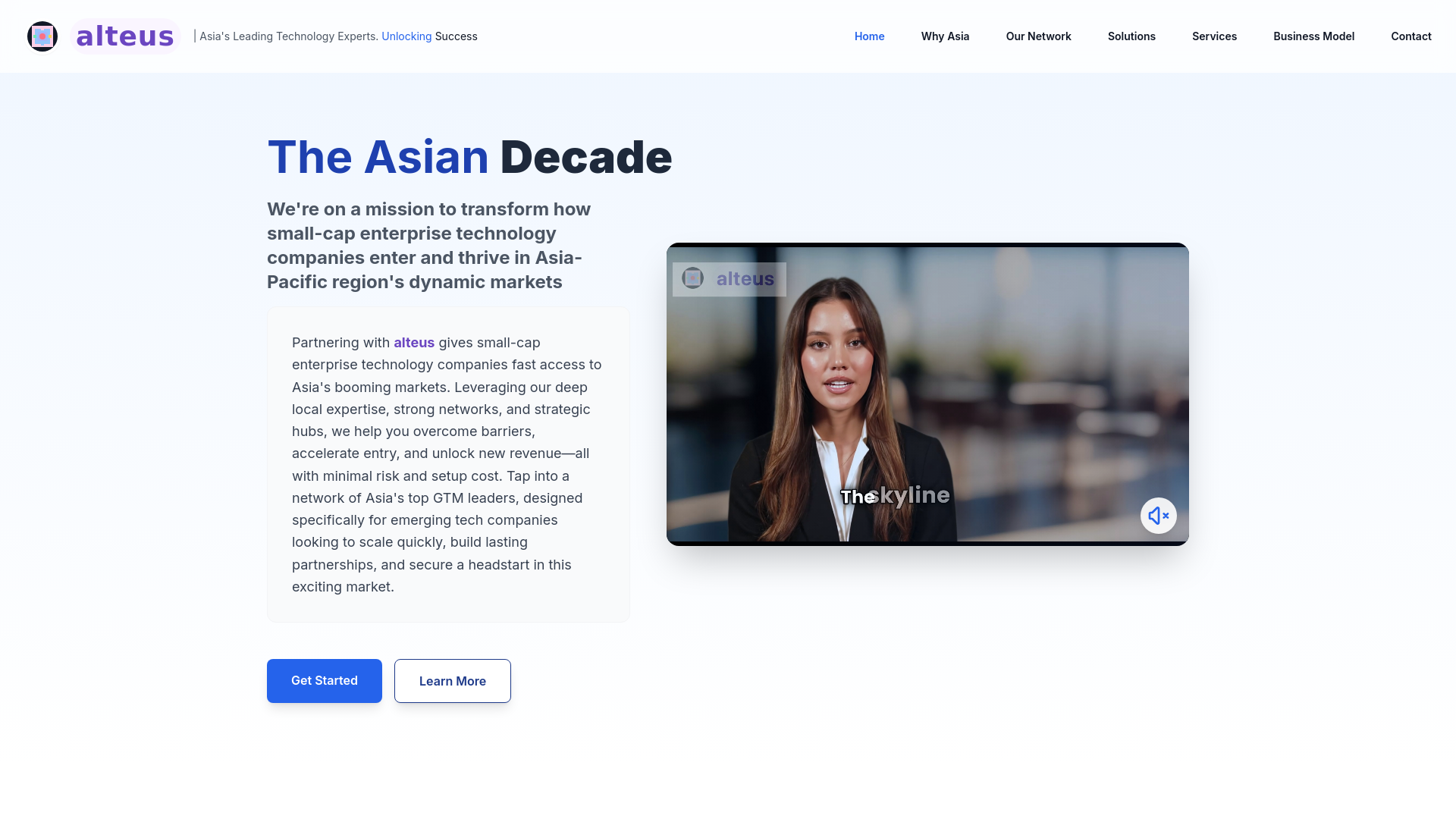 website screenshot of https://alteusgrowthconsult.com/
