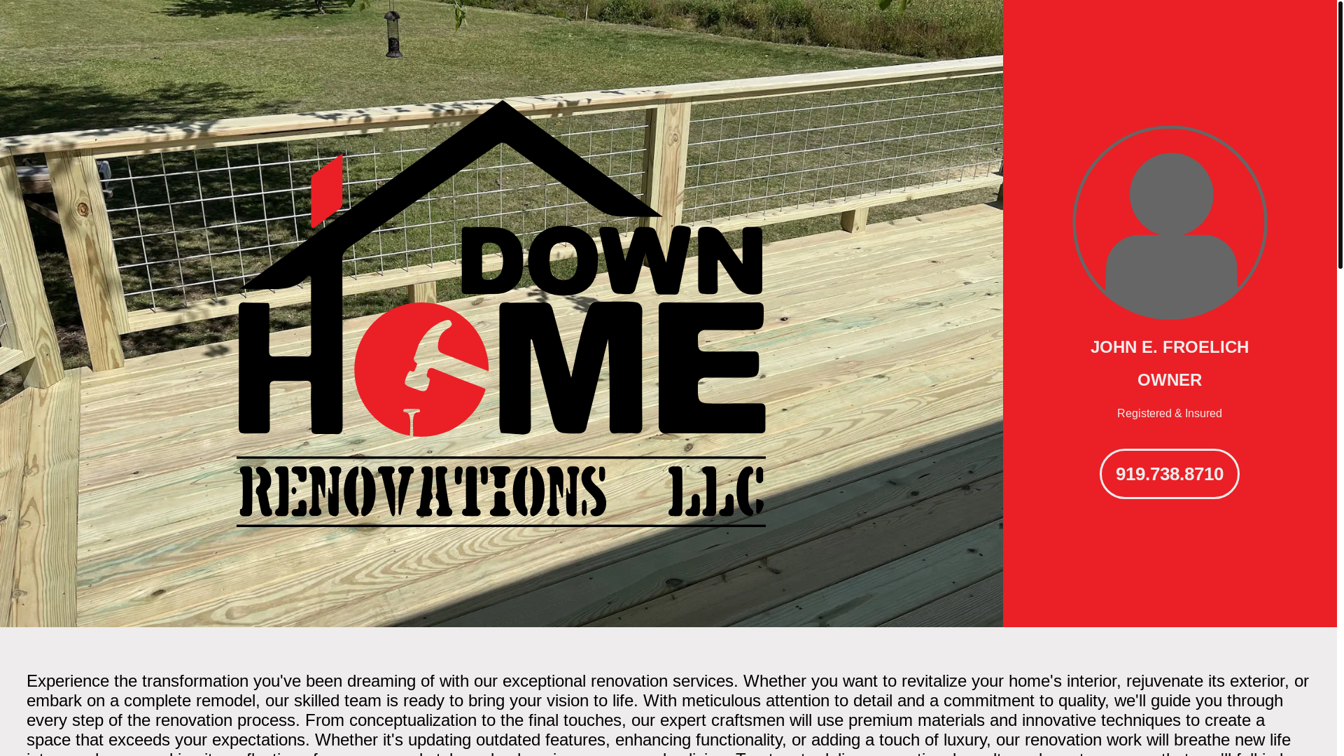 website screenshot of https://downhomerenovations.pages.dev/