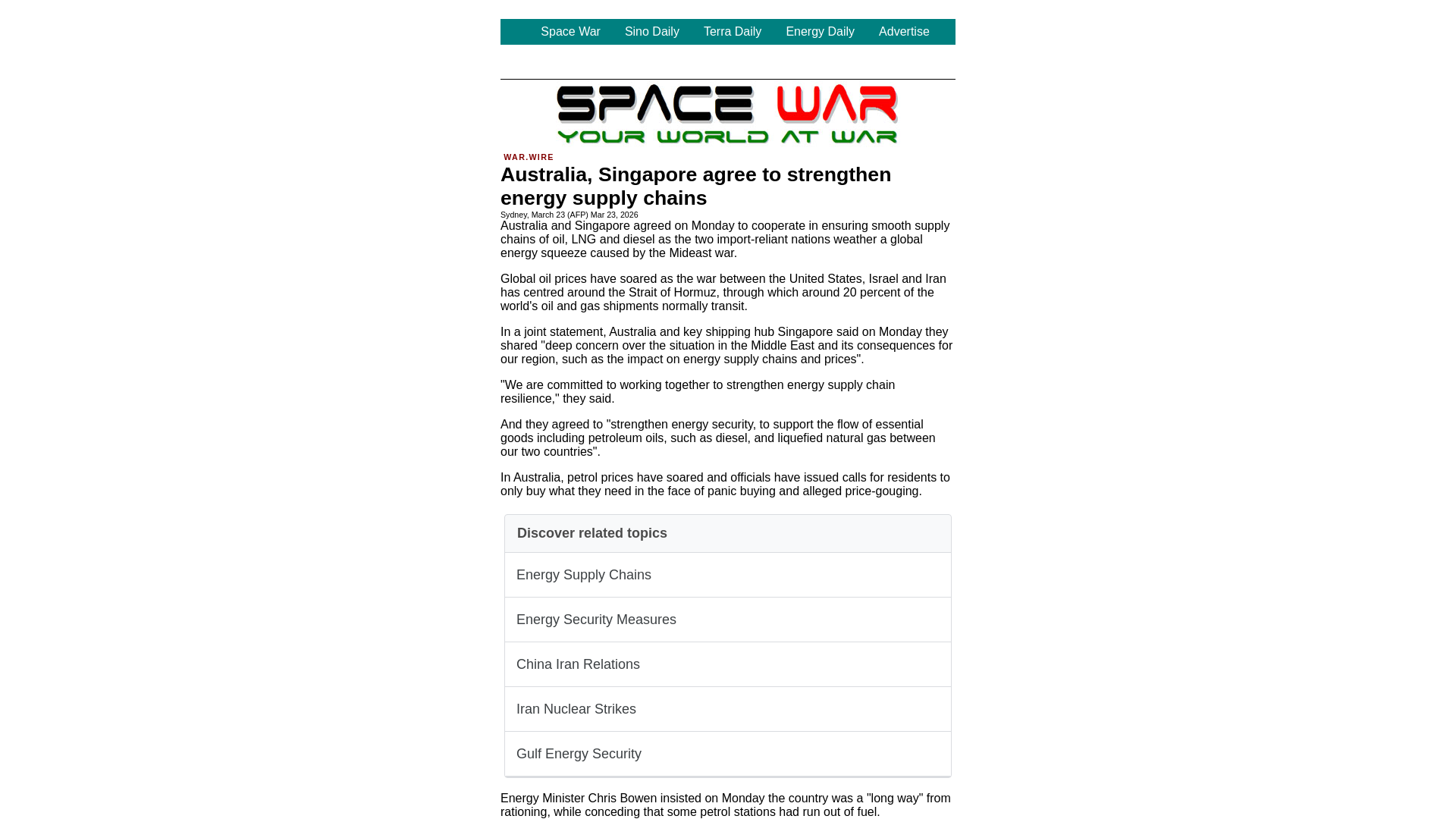 website screenshot of https://www.spacewar.com/afp/260323063619.uf4c94lf.html