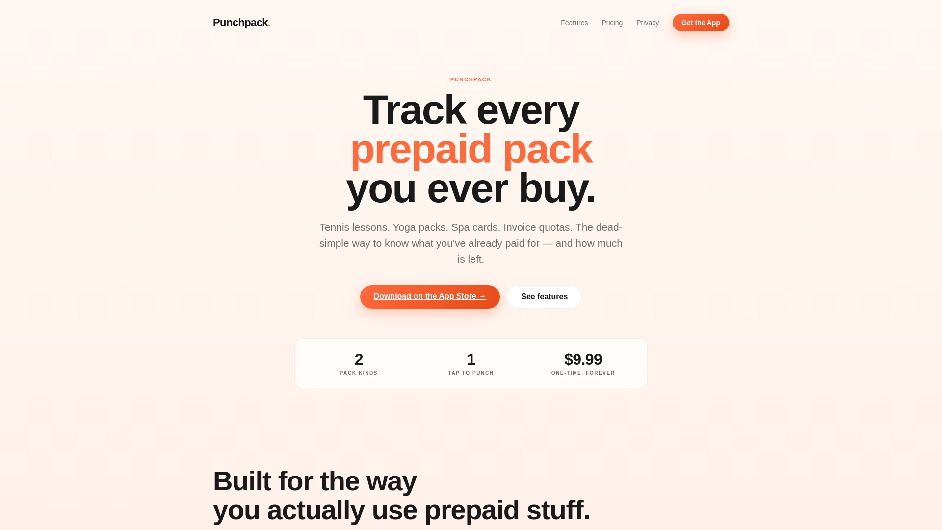 website screenshot of https://punchpack.pages.dev/