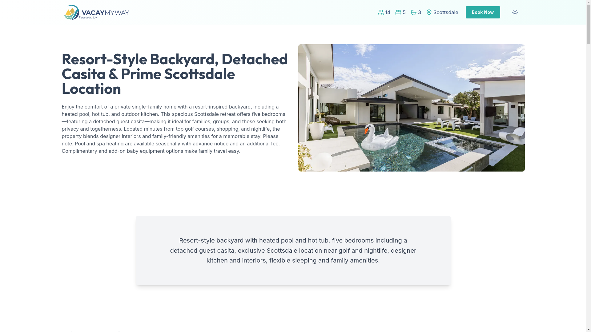 website screenshot of https://elegantscottsdale.place/