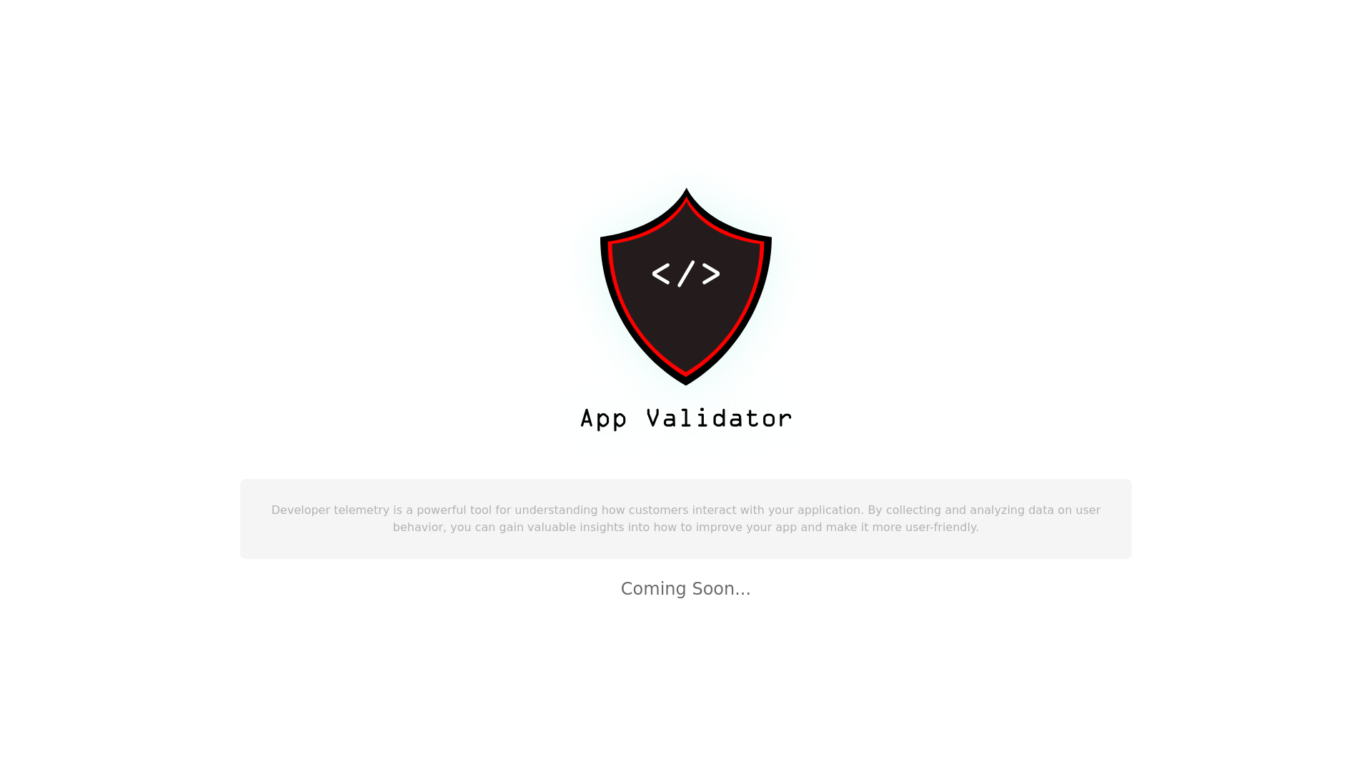 website screenshot of https://appvalidator-dev.pages.dev/