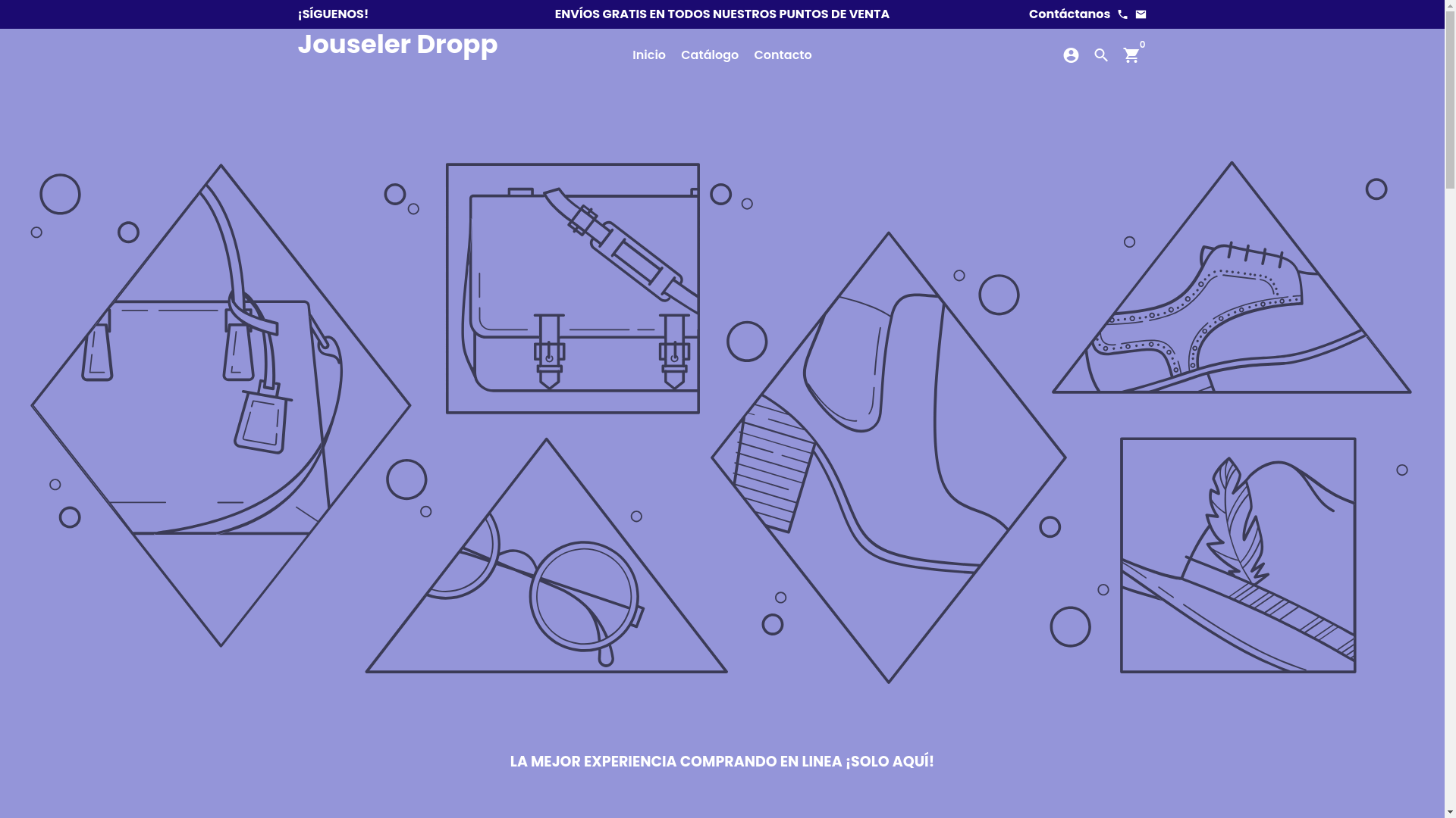 website screenshot of https://jouselerdropp.com/