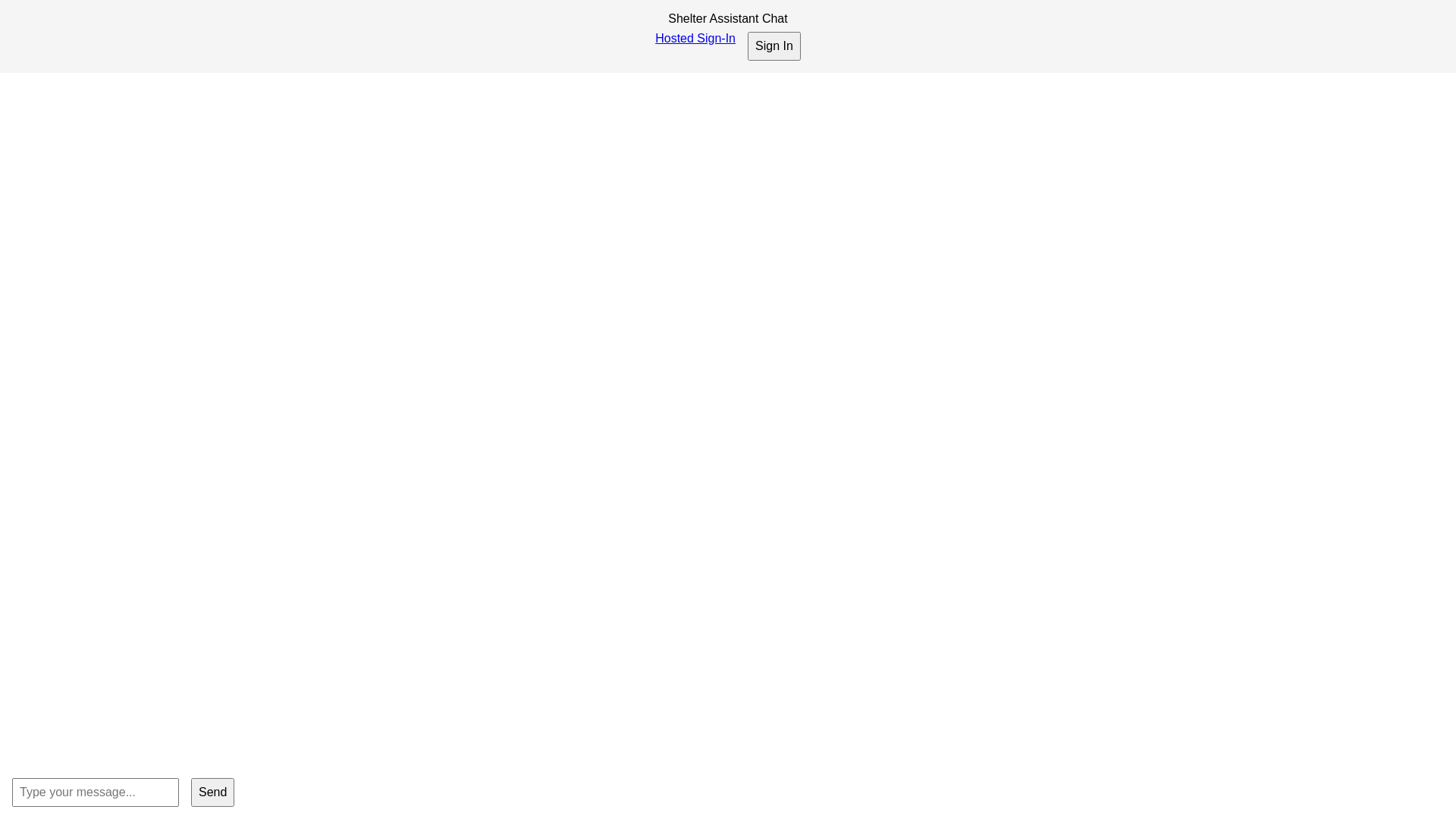 website screenshot of https://shelterassistant.com/