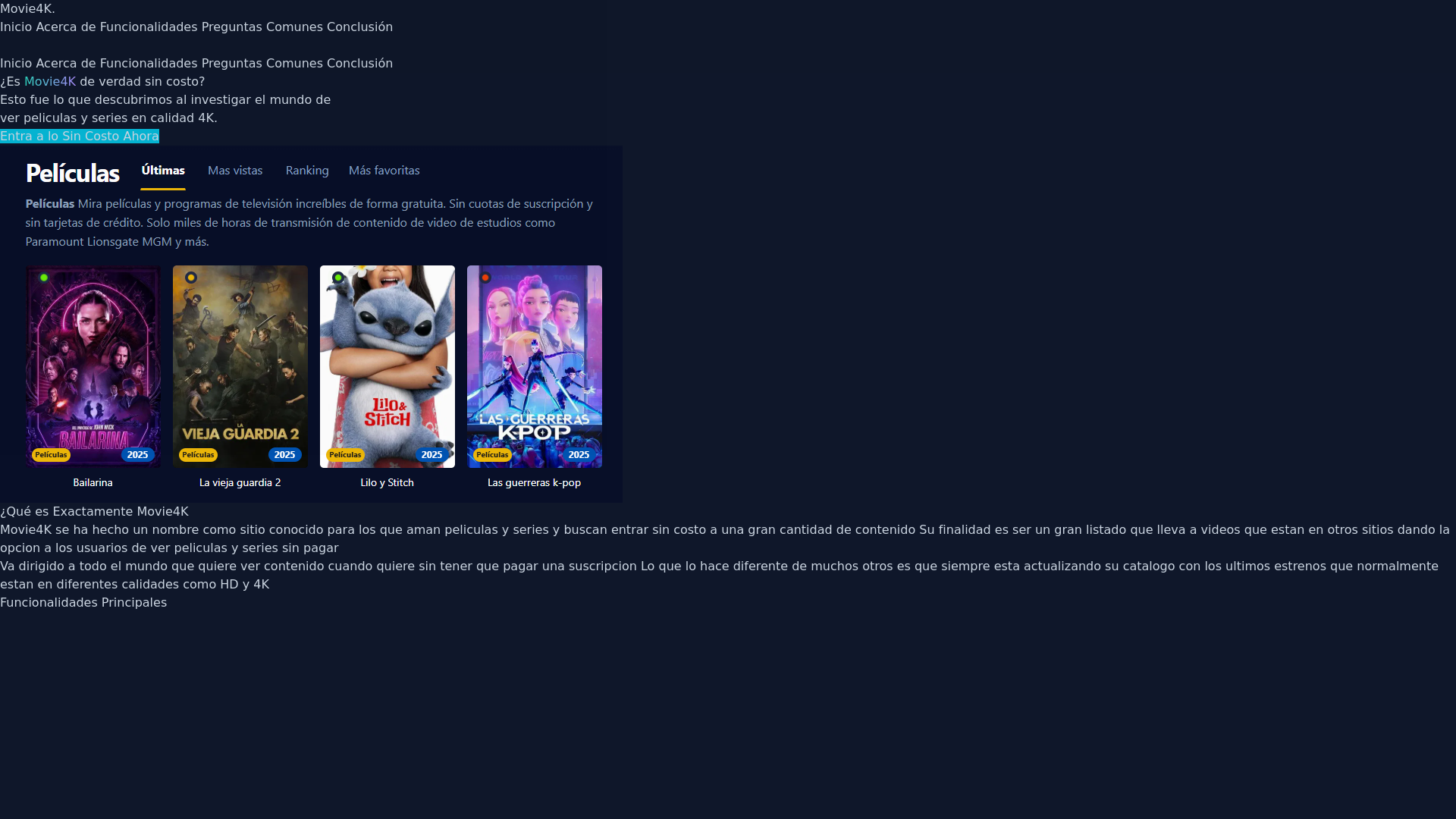 website screenshot of https://movie4k-le6w.pages.dev/