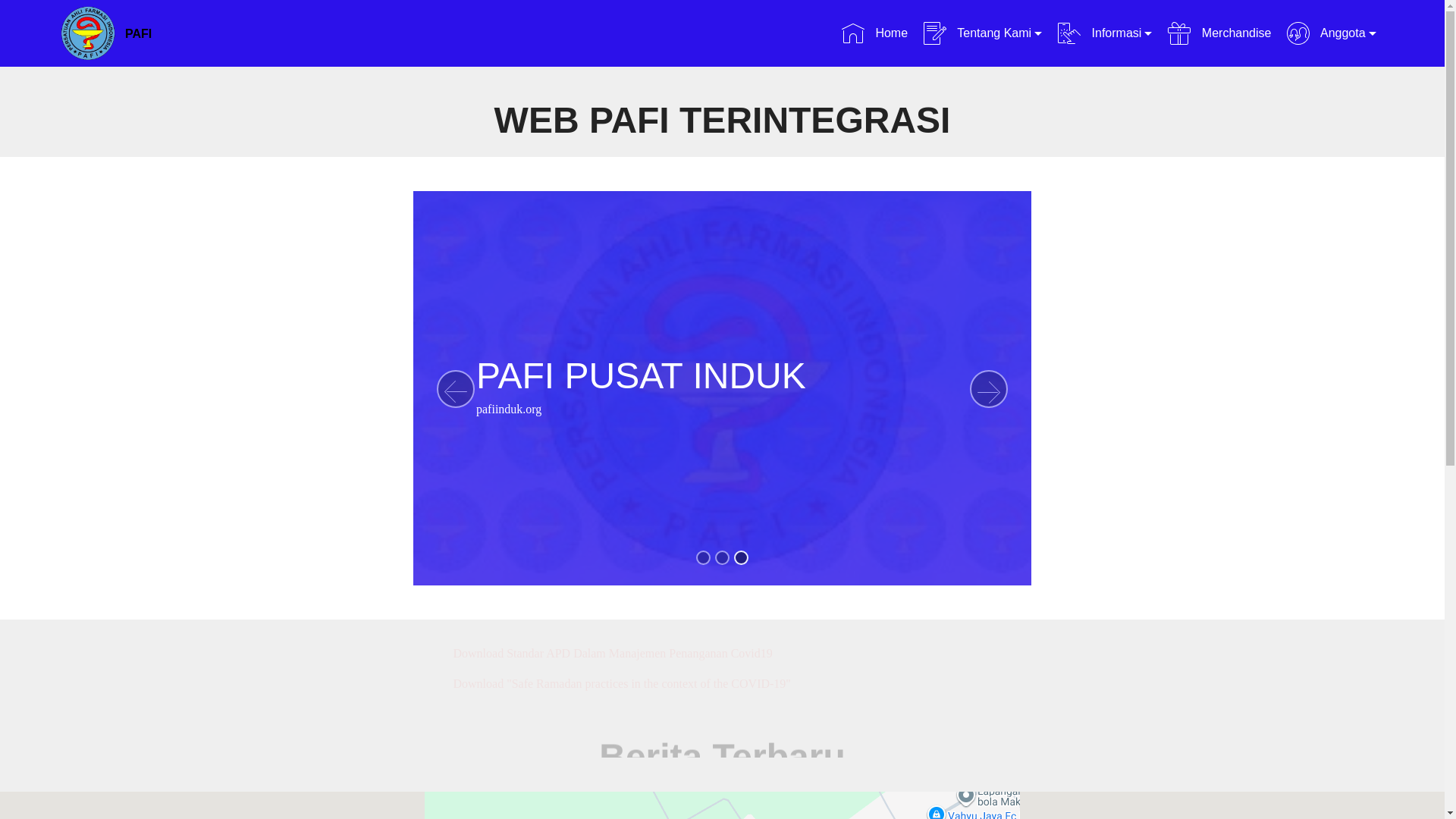 website screenshot of https://pafi-banggai-org.pages.dev/