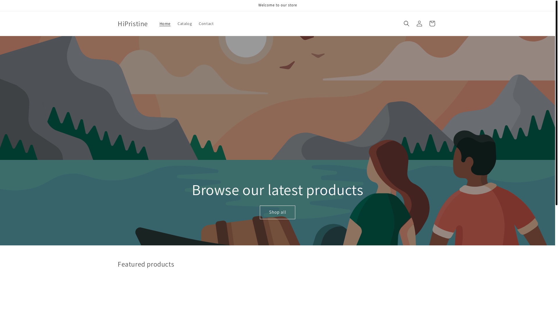 website screenshot of https://hipristine.com/