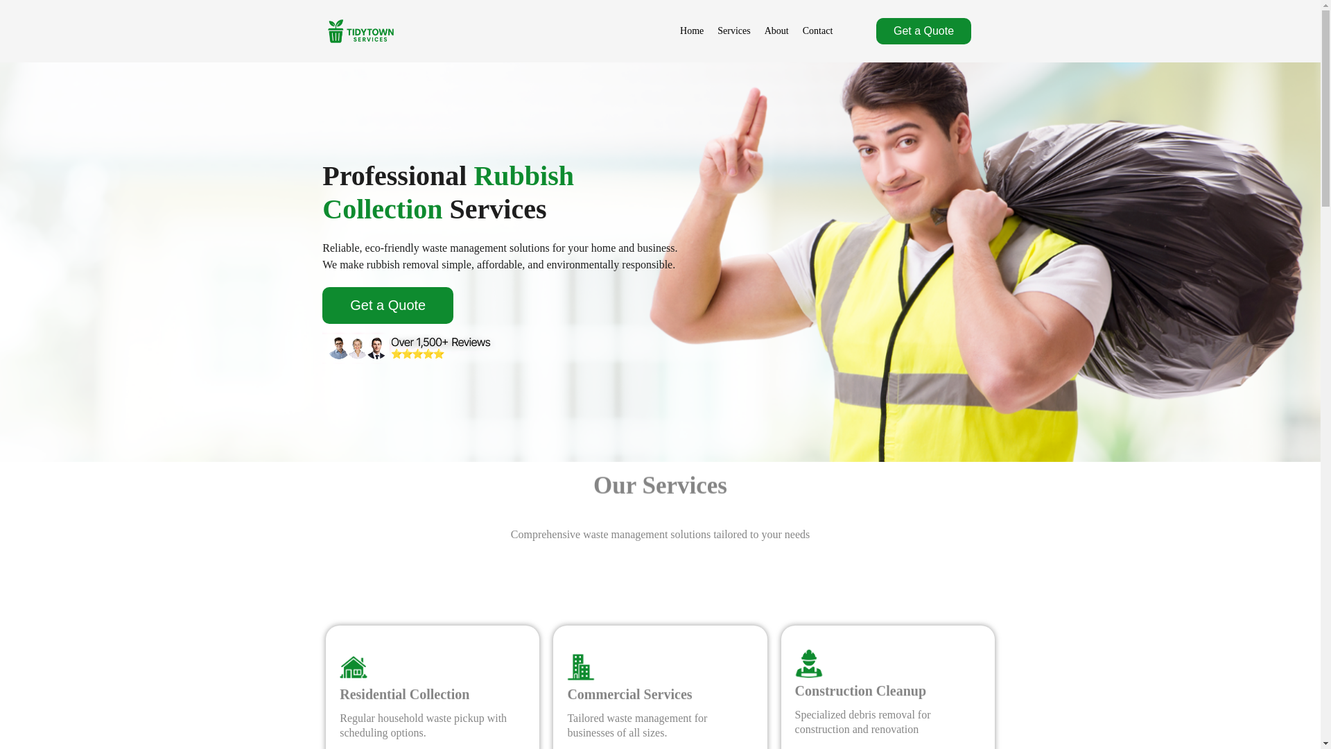 website screenshot of https://johnandben.co.uk/