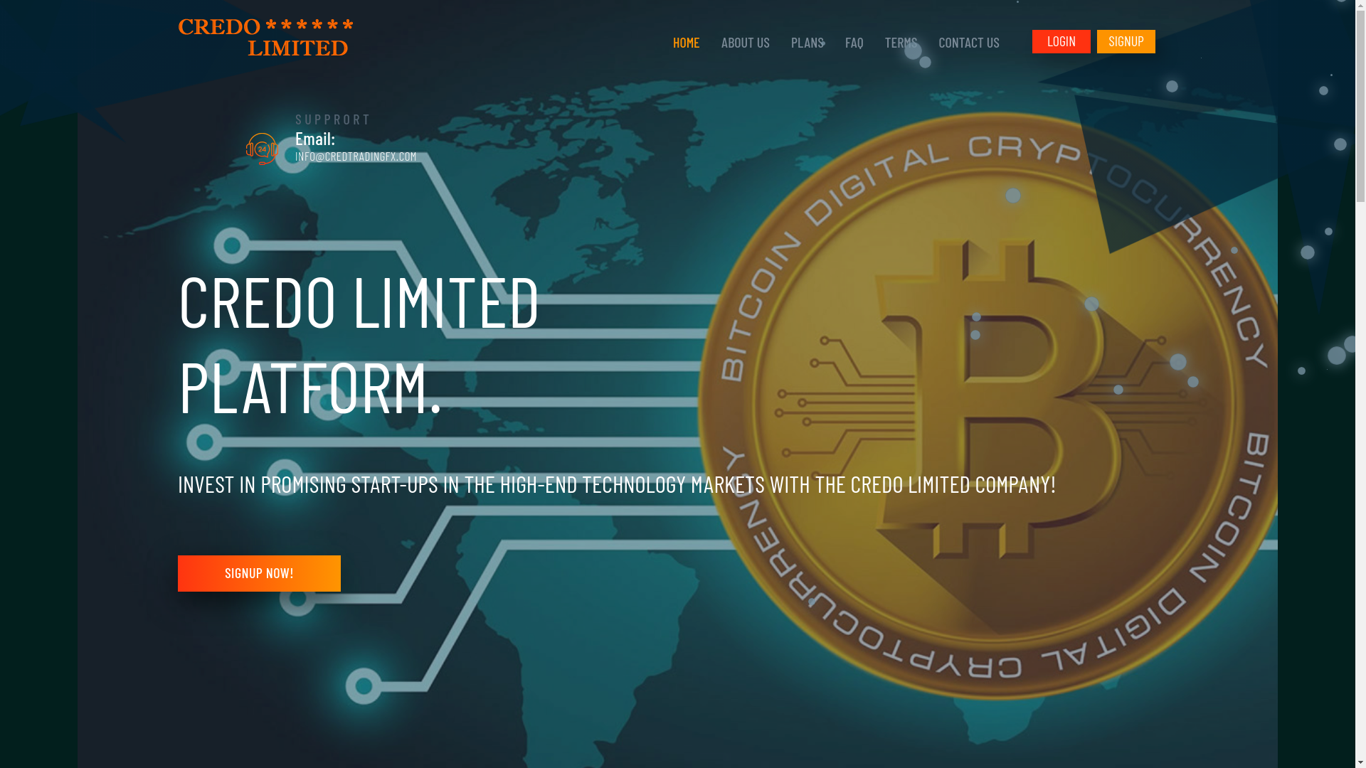 website screenshot of https://credotradfx.com/