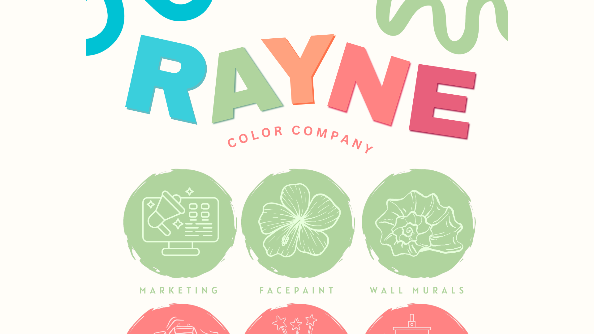 website screenshot of https://raynecolorcompany.com/