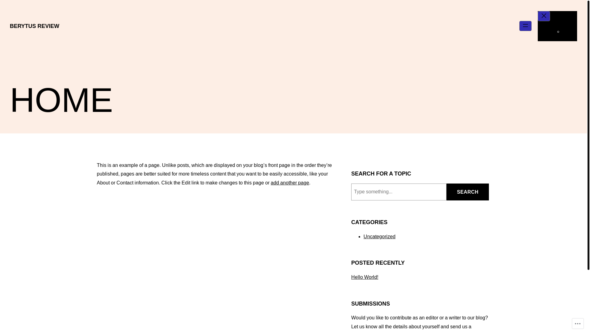website screenshot of https://berytusreview.org/