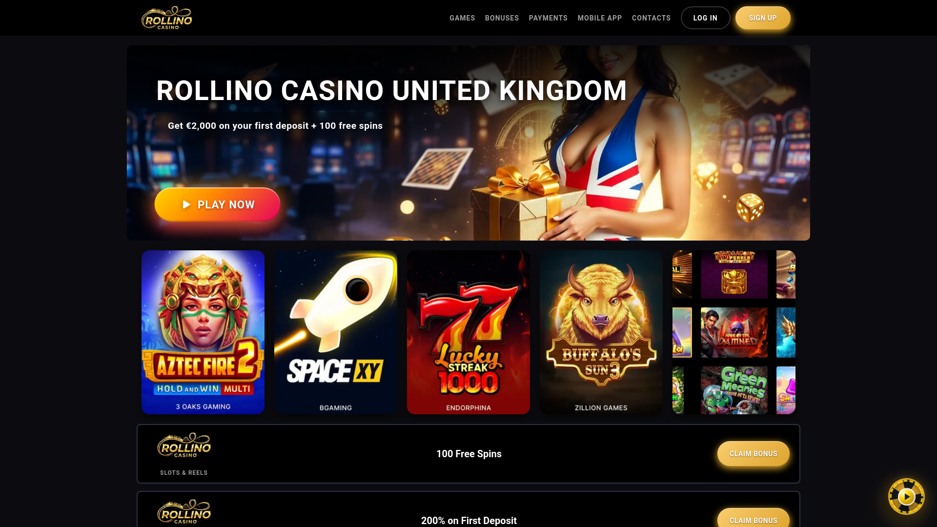 website screenshot of https://rollinocasino-com.pages.dev/
