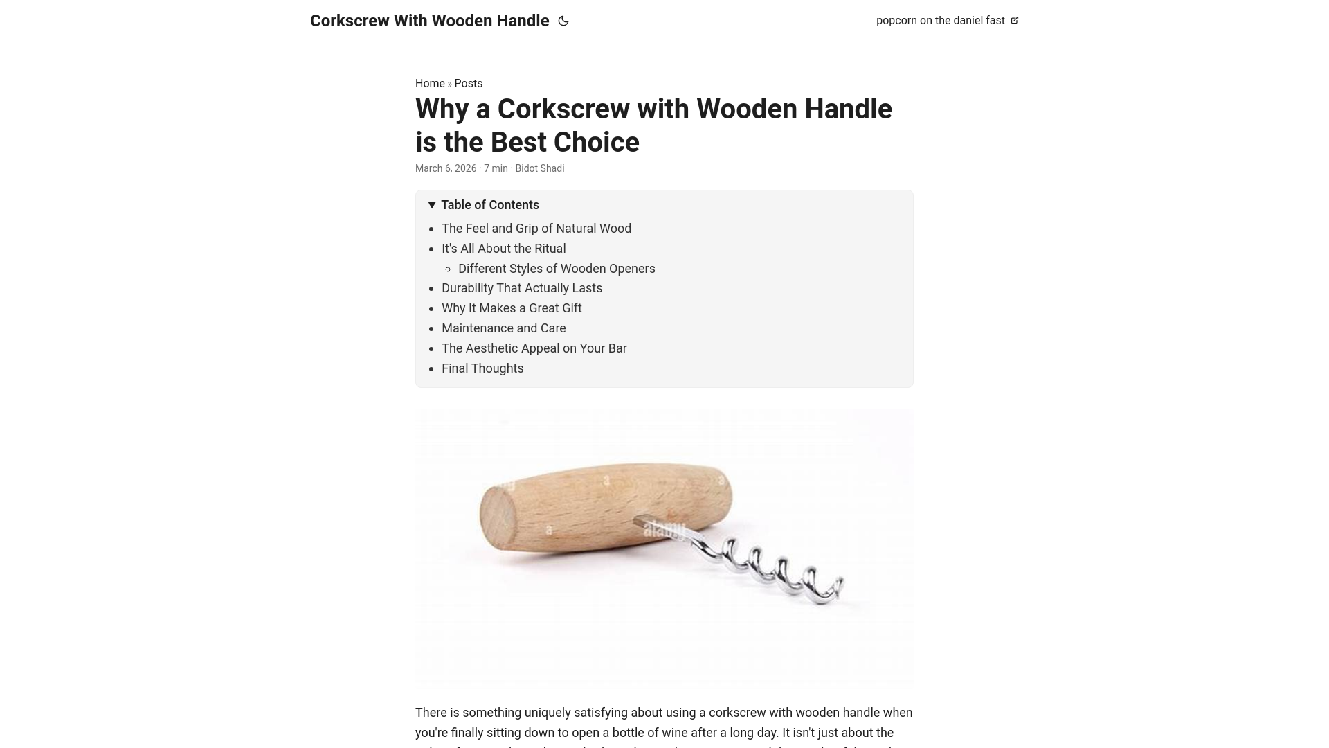 website screenshot of https://corkscrew-with-wooden-handle.pages.dev/