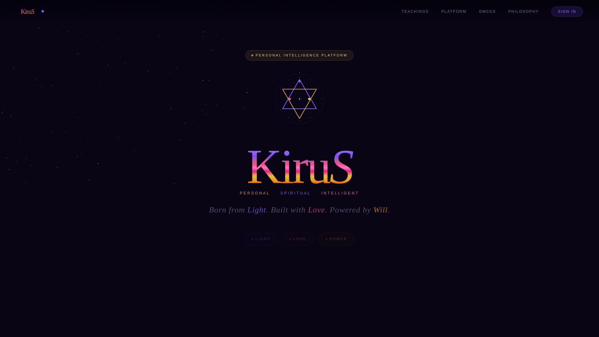 website screenshot of https://kirusai.com