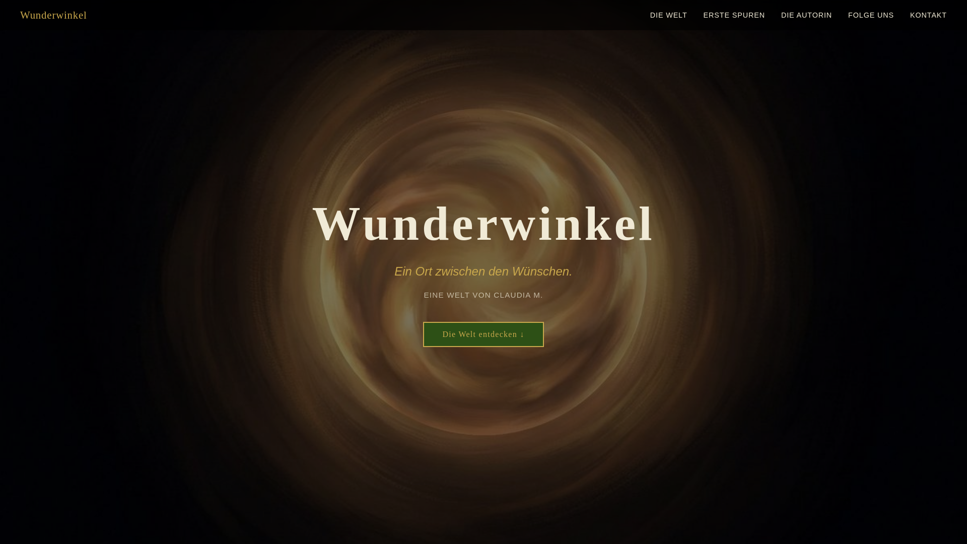 website screenshot of https://wunderwinkel-welt.de/