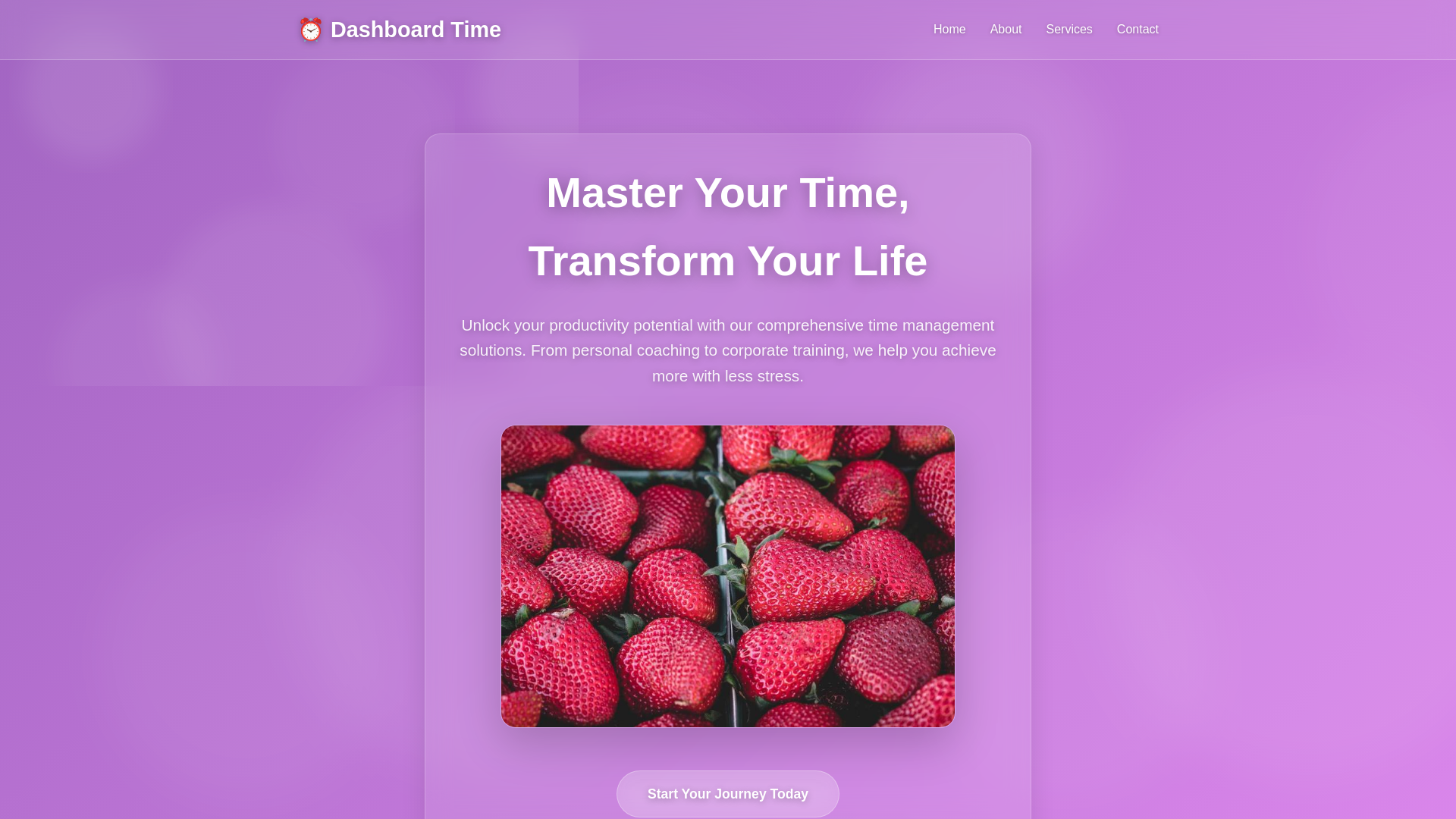 website screenshot of https://dashboardtime.cyou/