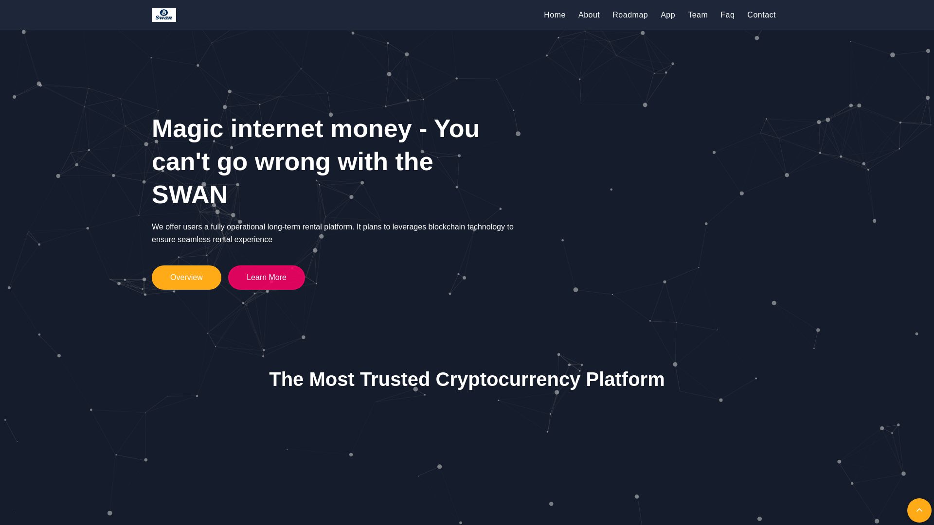 website screenshot of https://swanweb.cc