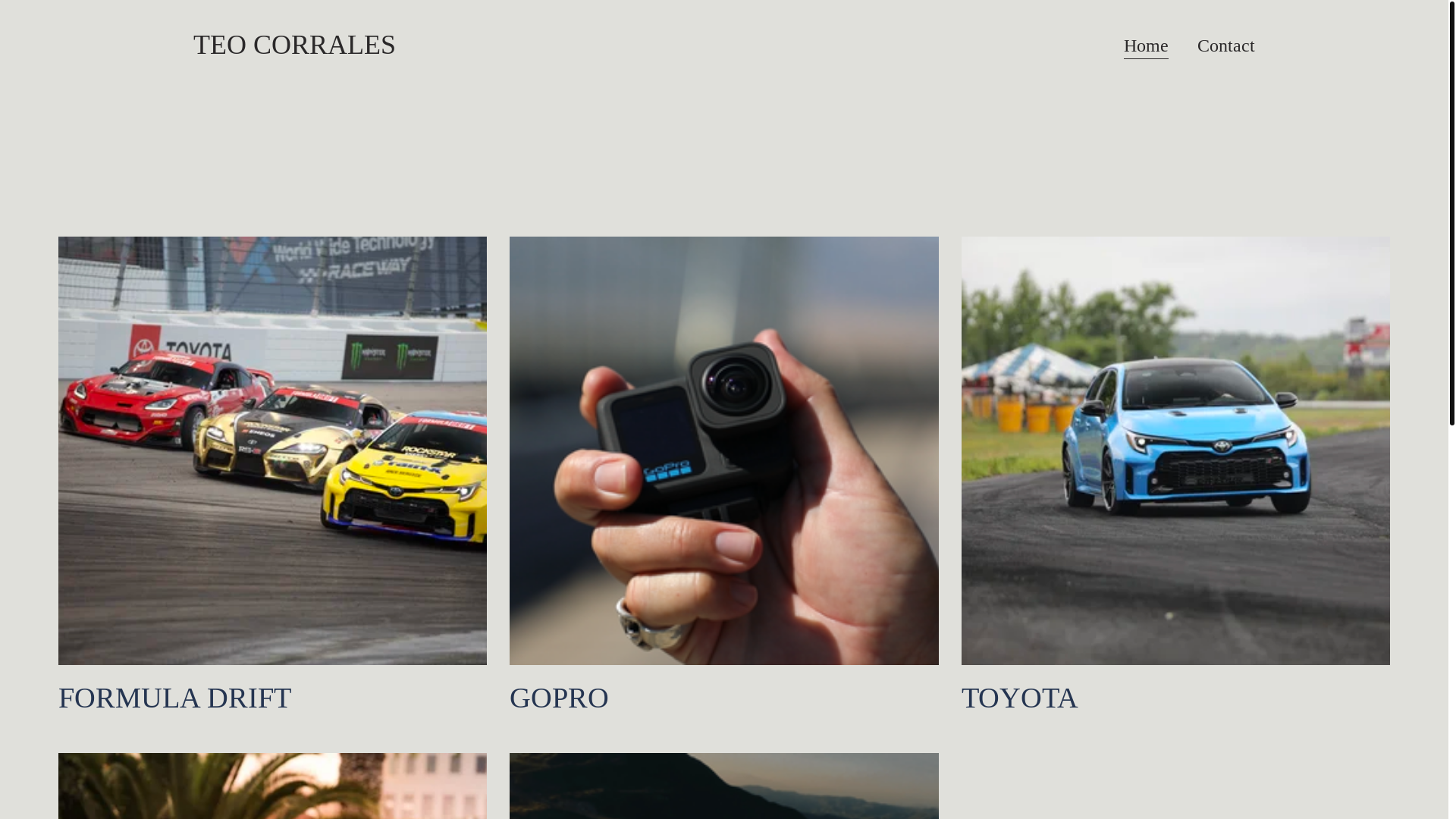 website screenshot of https://teocorrales.com/