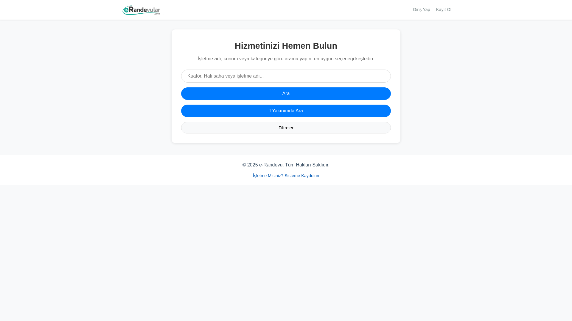 website screenshot of https://erandevular.com/